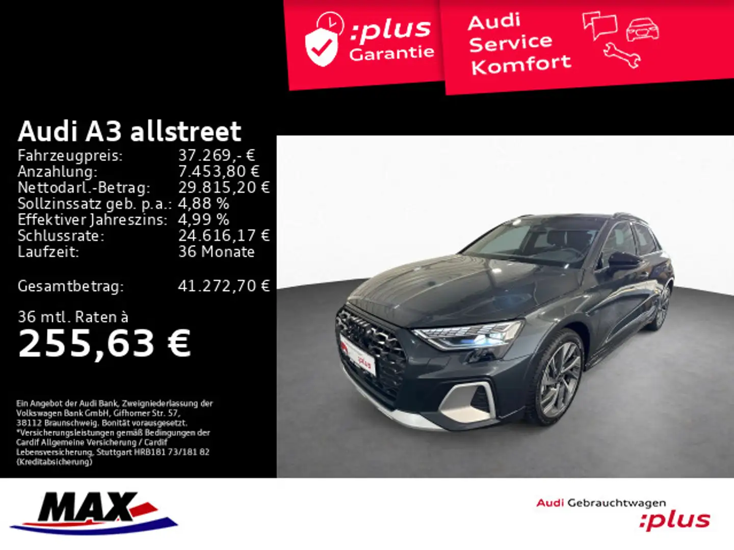 Audi A3 35 1.5 TFSI AHK+HUD+KAMERA+LED+NAVI Grau - 1