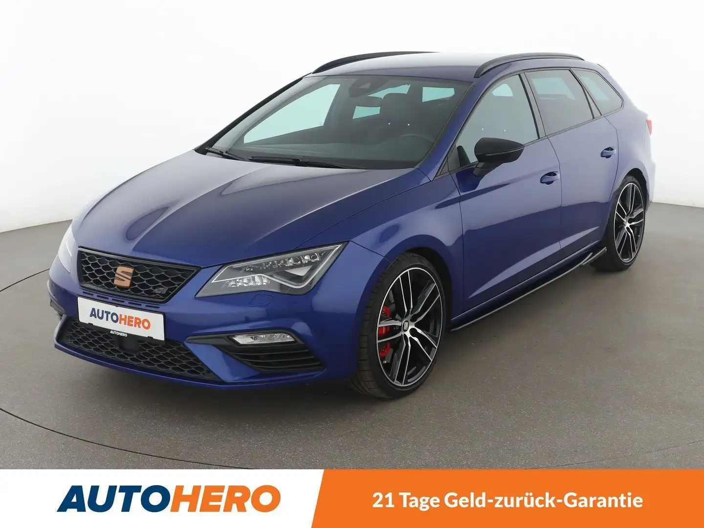 SEAT Leon 2.0 TSI Cupra 300 4Drive Aut.*ACC*LED*CAM*NAVI*PDC Blauw - 1