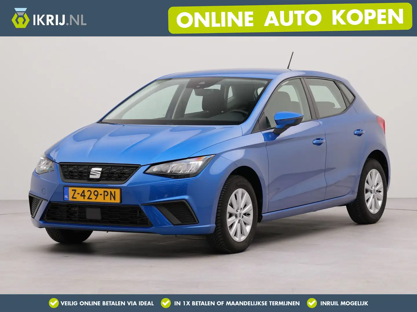 SEAT Ibiza 1.0 EcoTSI Style | Appconnect | Parkeersensoren ac Blauw - 1