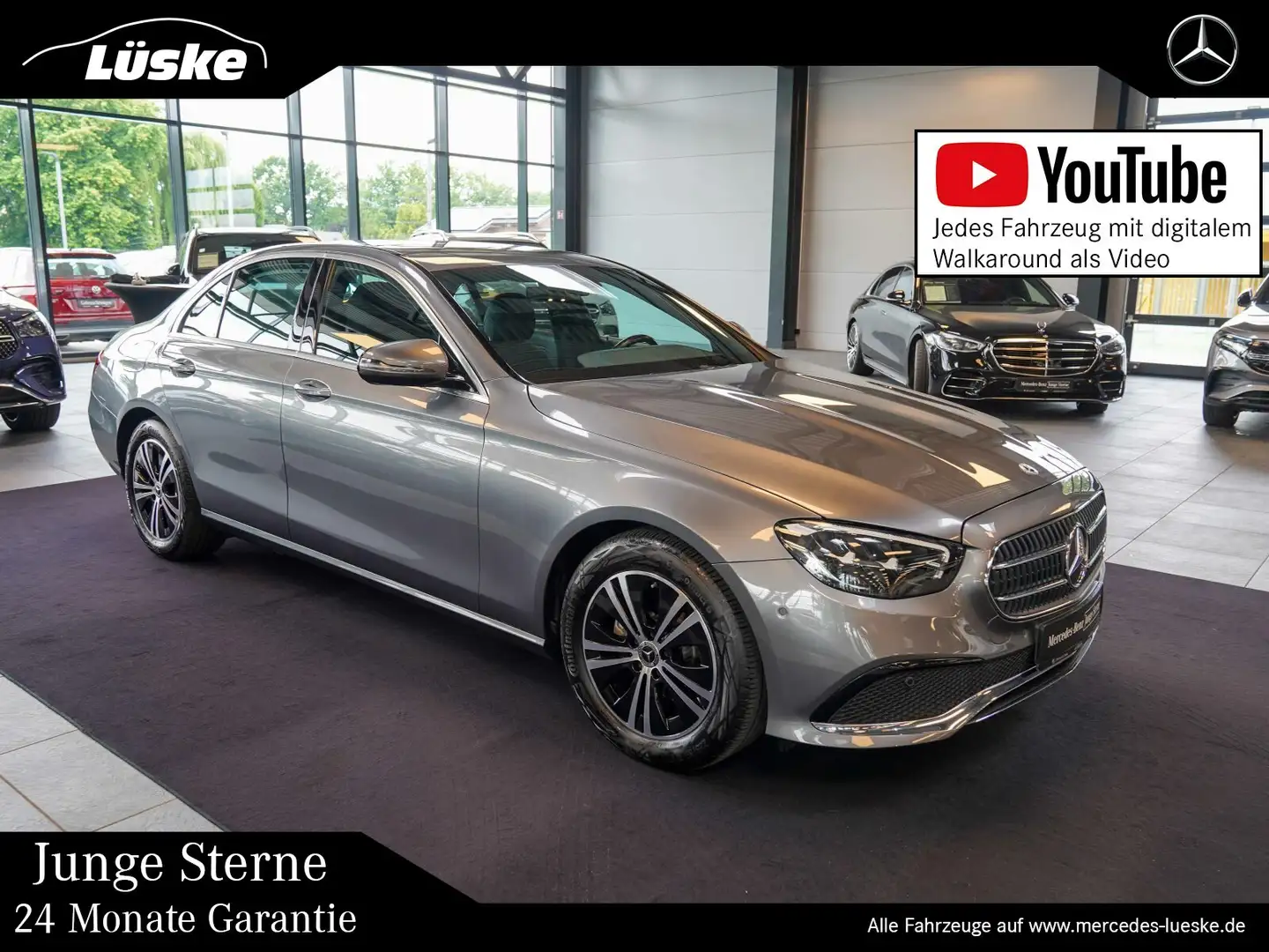 Mercedes-Benz E 220 E 220 d AVANTGARDE Sonnenschutz-Paket AHK Esche Gris - 1