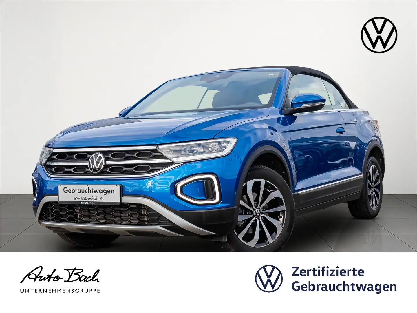 Volkswagen T-Roc 1.0 TSI Style Navi LED ACC EPH D Blau - 1