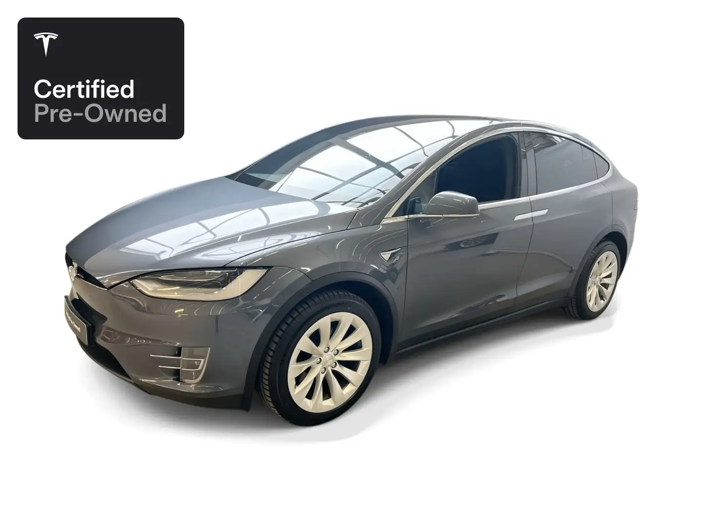 Tesla Model X Long Range AWD "Certified Pre-Owned" Plateado - 1