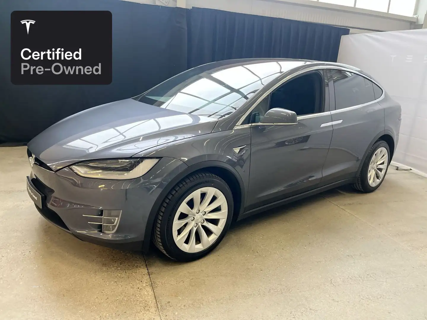 Tesla Model X Long Range AWD "Certified Pre-Owned" Plateado - 2