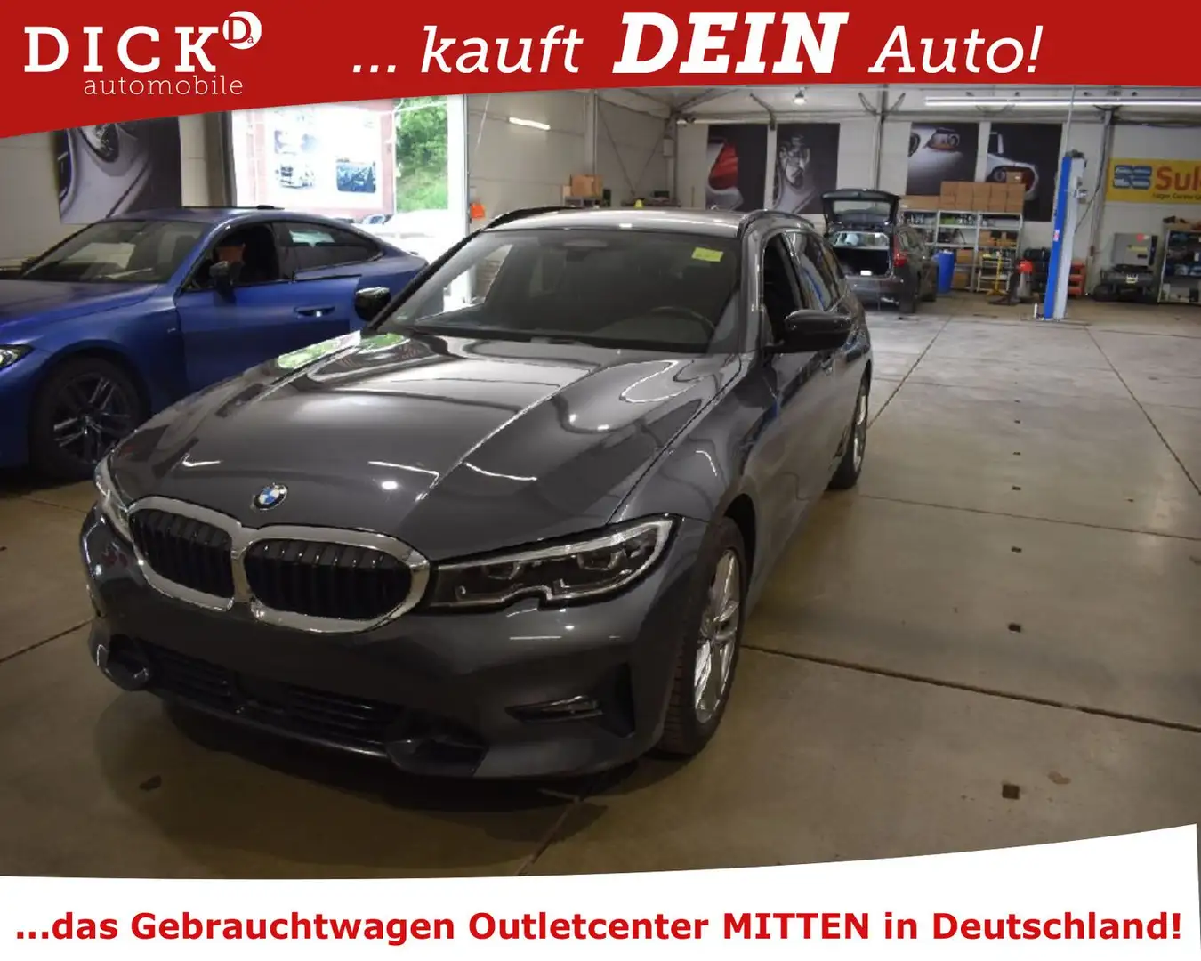 BMW 318 d T Aut. LED/VIRTU/HIFI/ACC/STANDHZ/AHK/8Fa Gris - 1
