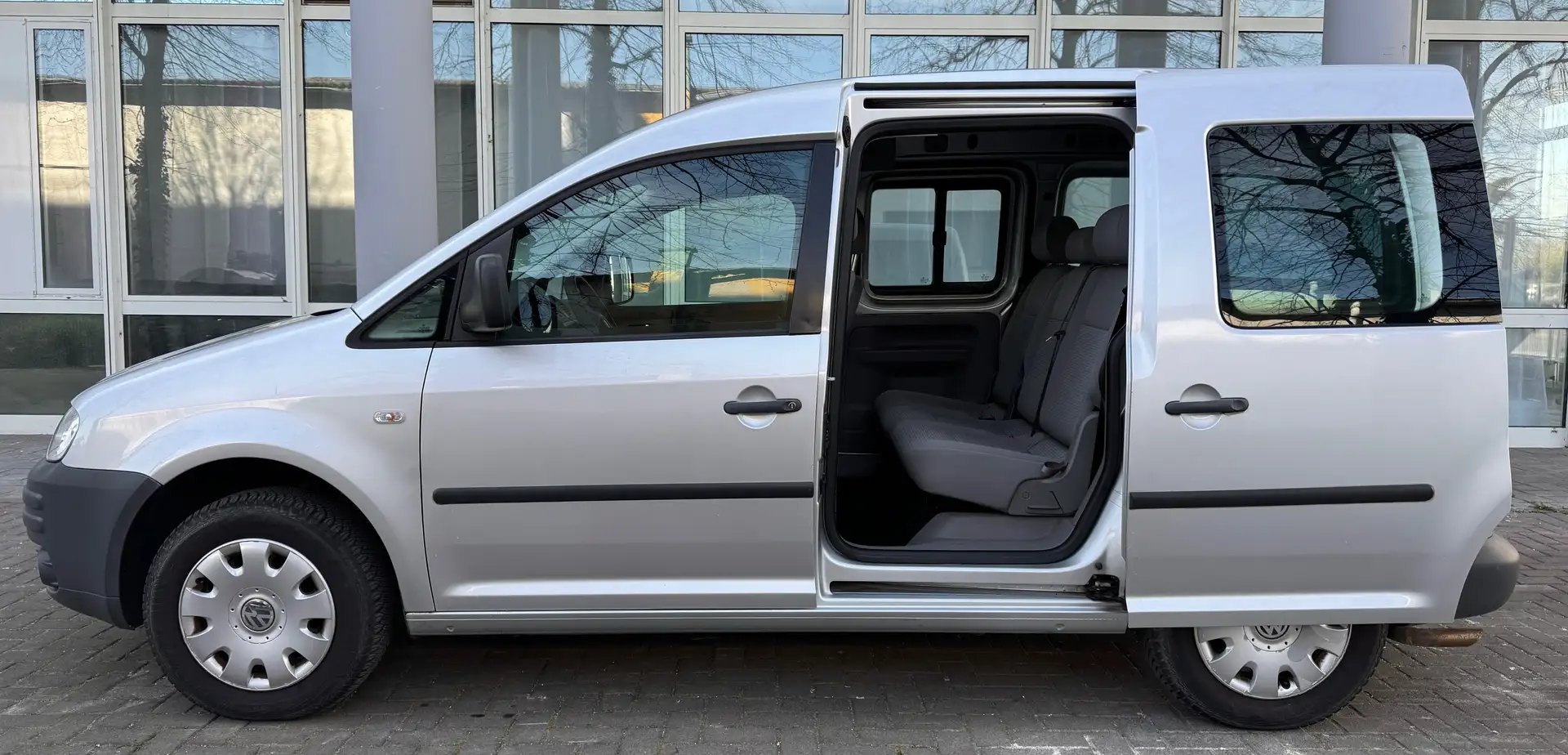 Volkswagen Caddy TÜV AU NEU*KLIMA*Life EcoFuel*BENZIN/GAS* Grau - 1