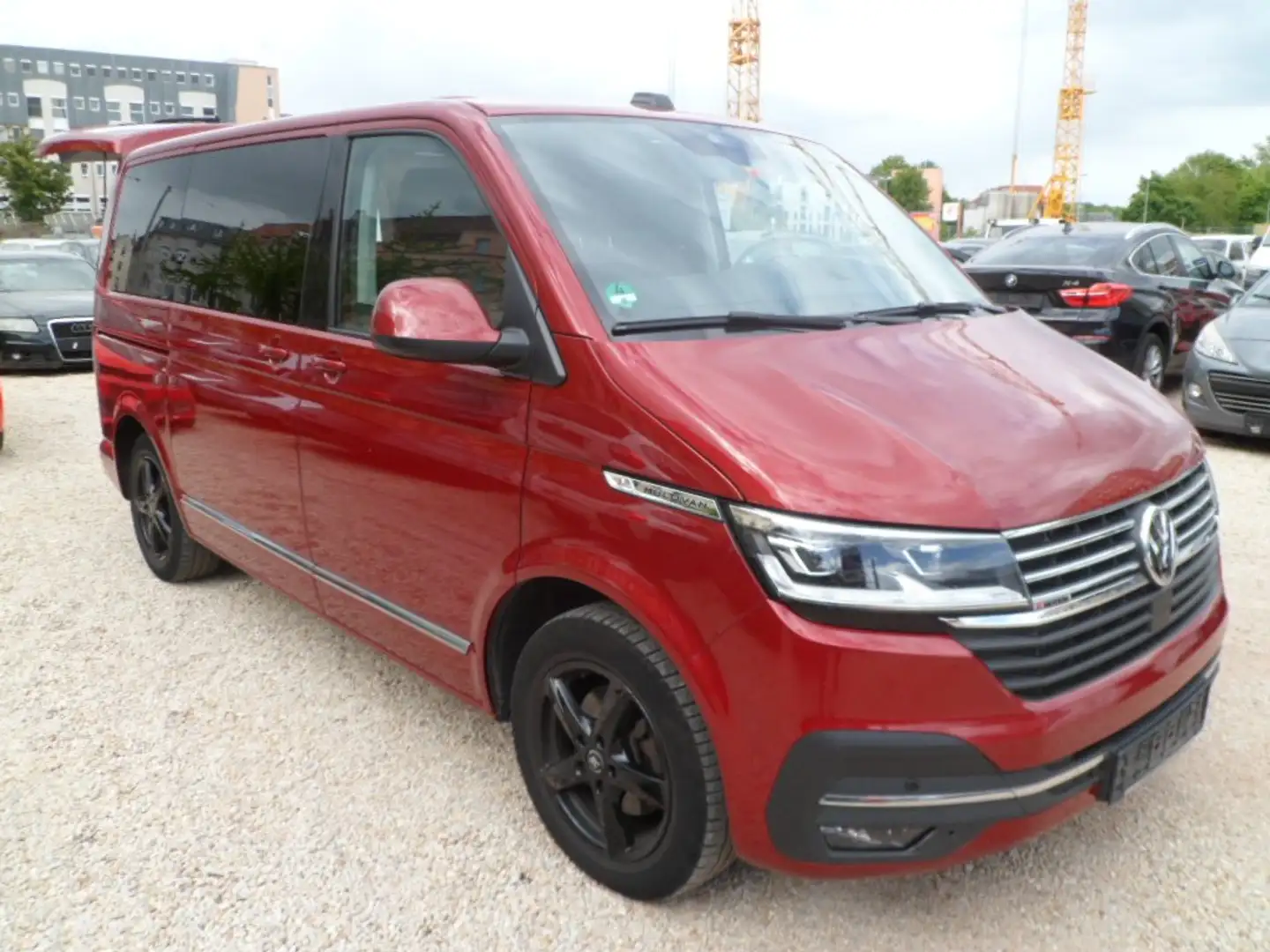 Volkswagen T6.1 Multivan Multivan Generation Six 4MOTION *AHK;TOP ZUSTAND** Rojo - 2
