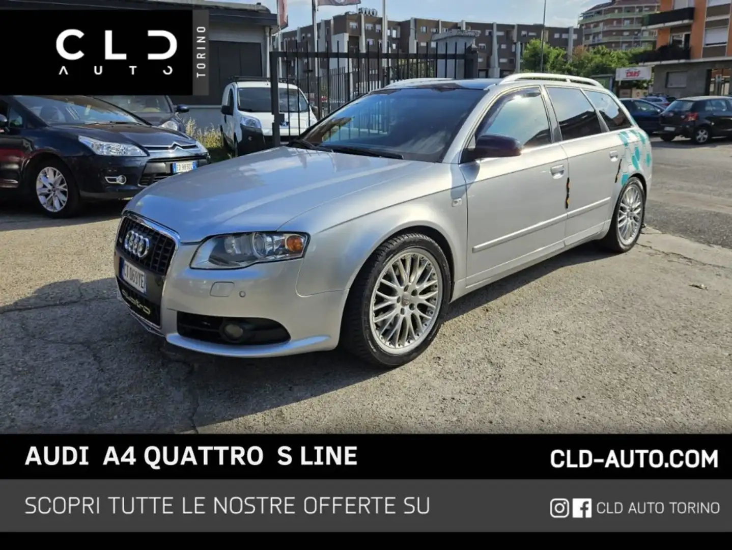 Audi A4 3.0 V6 TDI Avant quattro Sline Grigio - 1