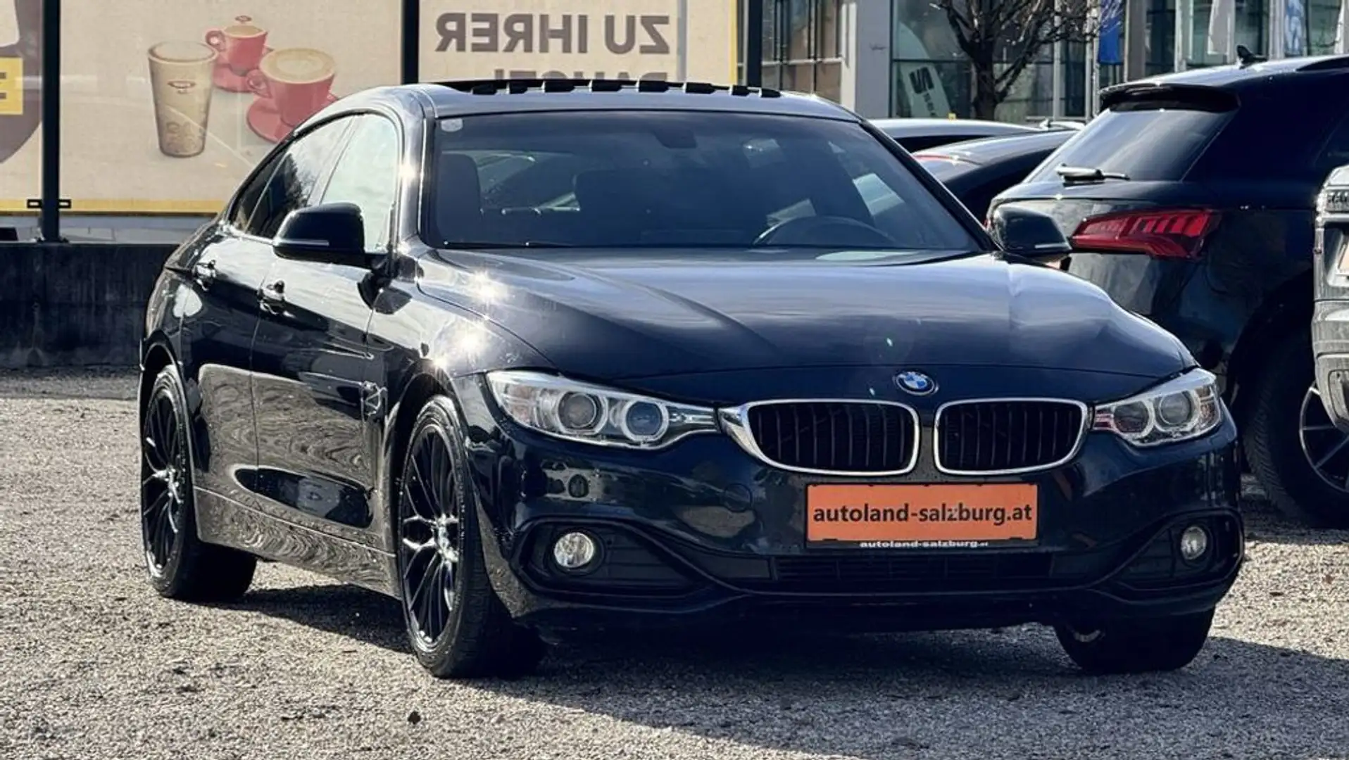 BMW 420 d*NAVI*Schiebedach*Sportsitze*Service gepflegt Schwarz - 1