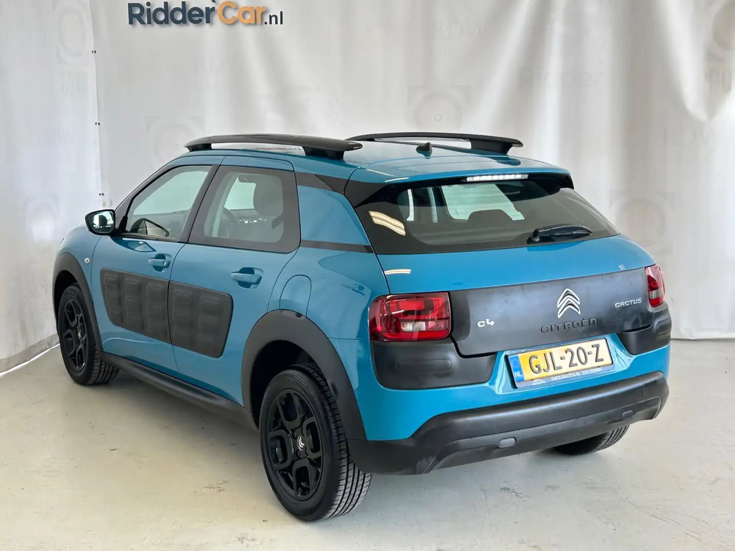 Citroen C4 Cactus 1.2 PureTech One-Tone|1E EIG in NL|NAVI|CRUISE|AIR Kék - 2
