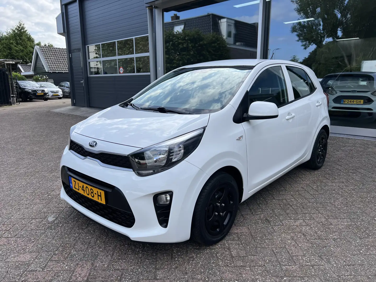 Kia Picanto 1.0 CVVT EconomyPlusLine Bluetooth, Airco Blanc - 2