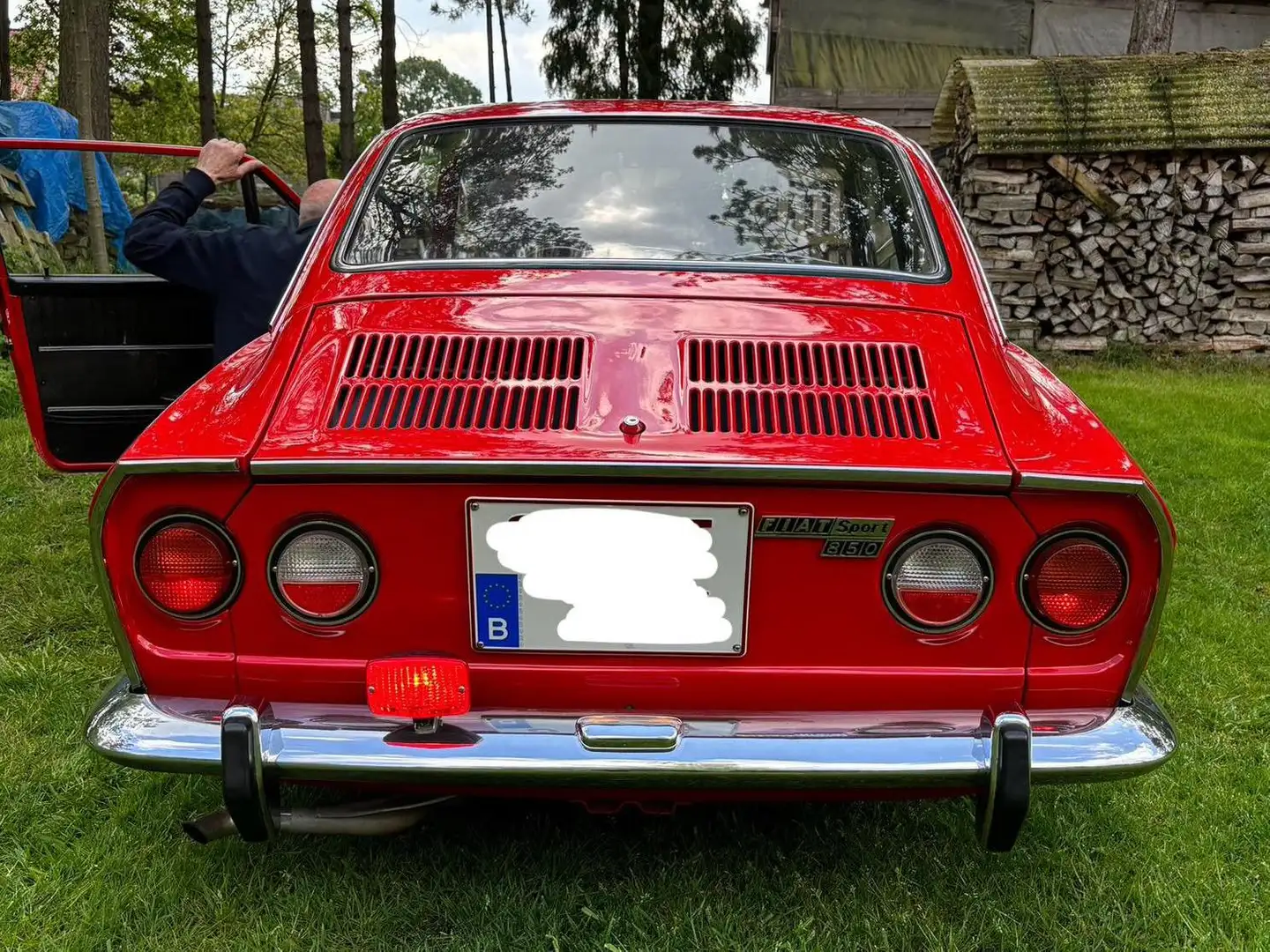 Fiat 850 Sport Coupé Rot - 2