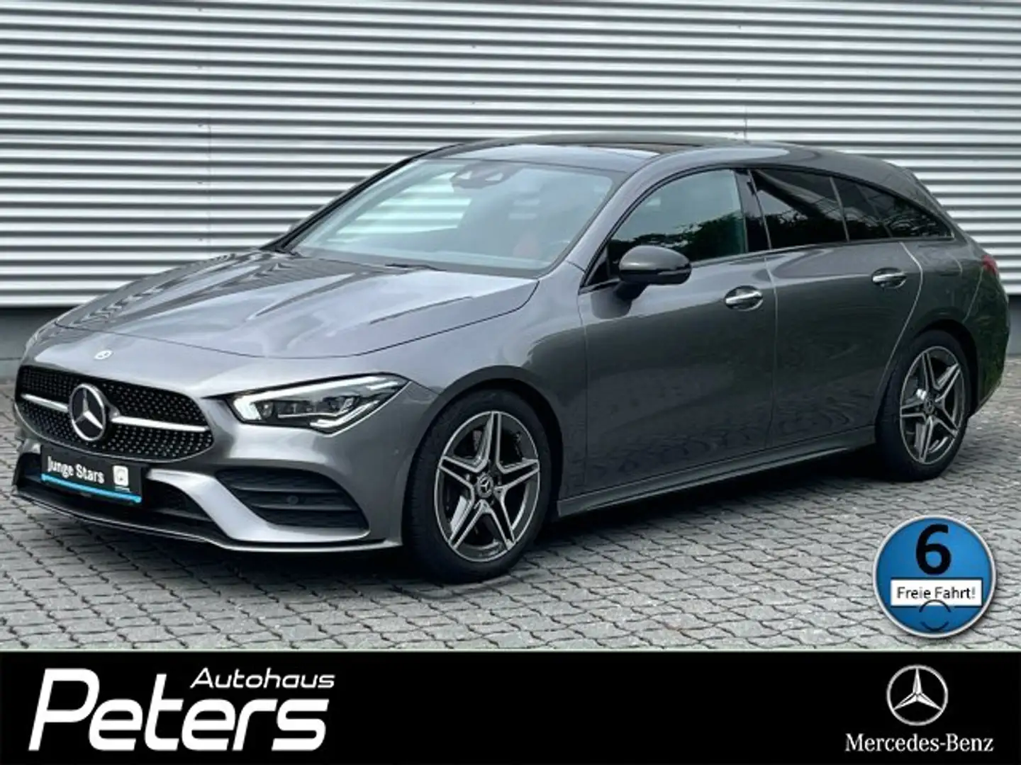 Mercedes-Benz CLA 250 CLA 250 SB AMG Night 4Matic Pano/AHK/Navi/Rfk LED Grau - 1