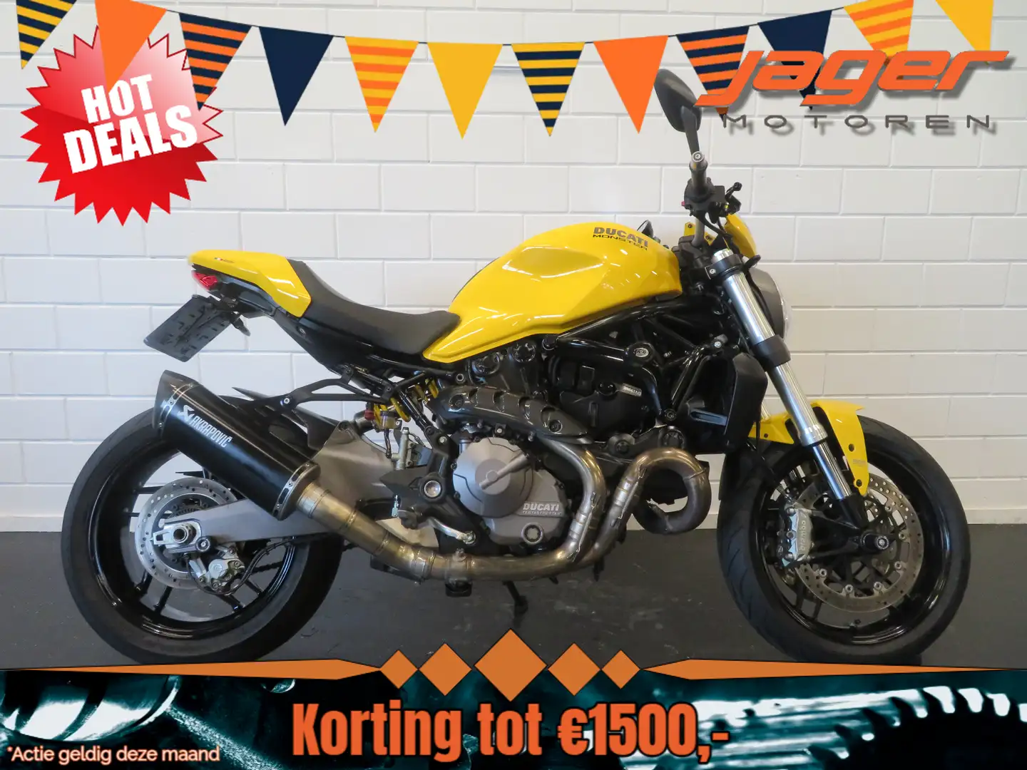 Ducati Monster 821 ABS TERMIONI HISTORIE Geel - 1