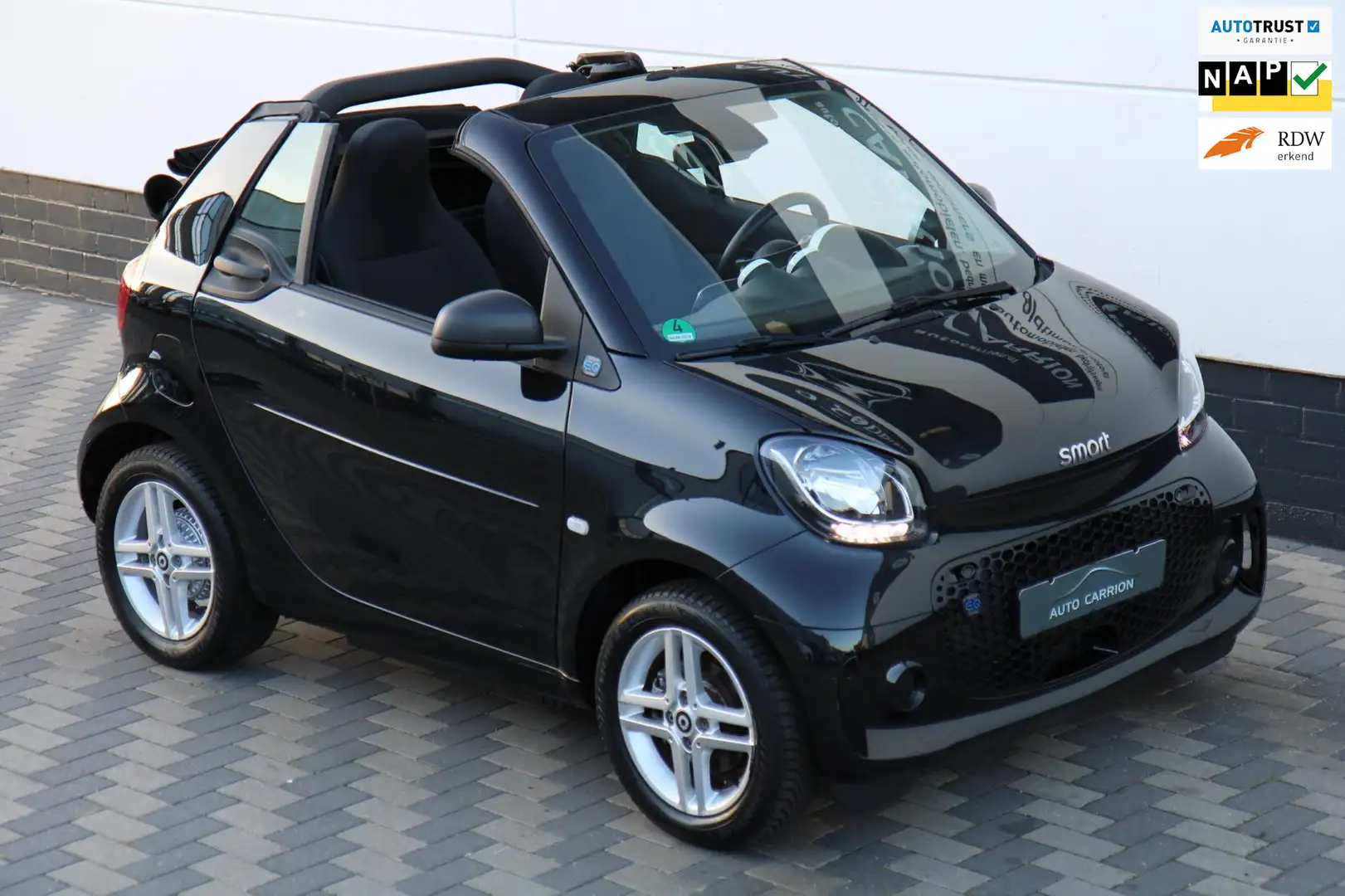 smart forTwo cabrio EQ Comfort 18 kWh Carplay 1ste eig BTW !! - 1