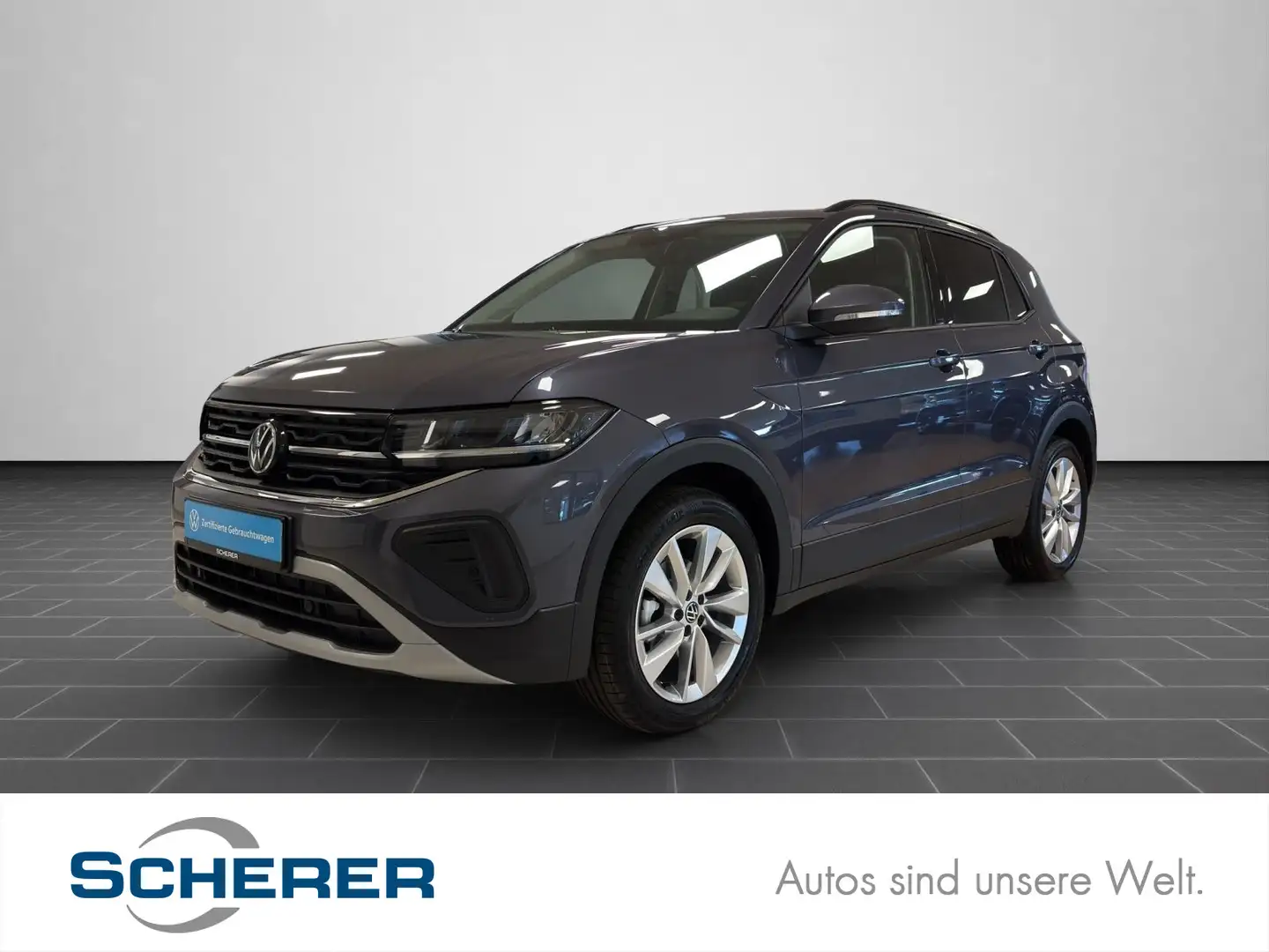 Volkswagen T-Cross 1.0 TSI Life SHZ RFK APP PDC Gris - 1