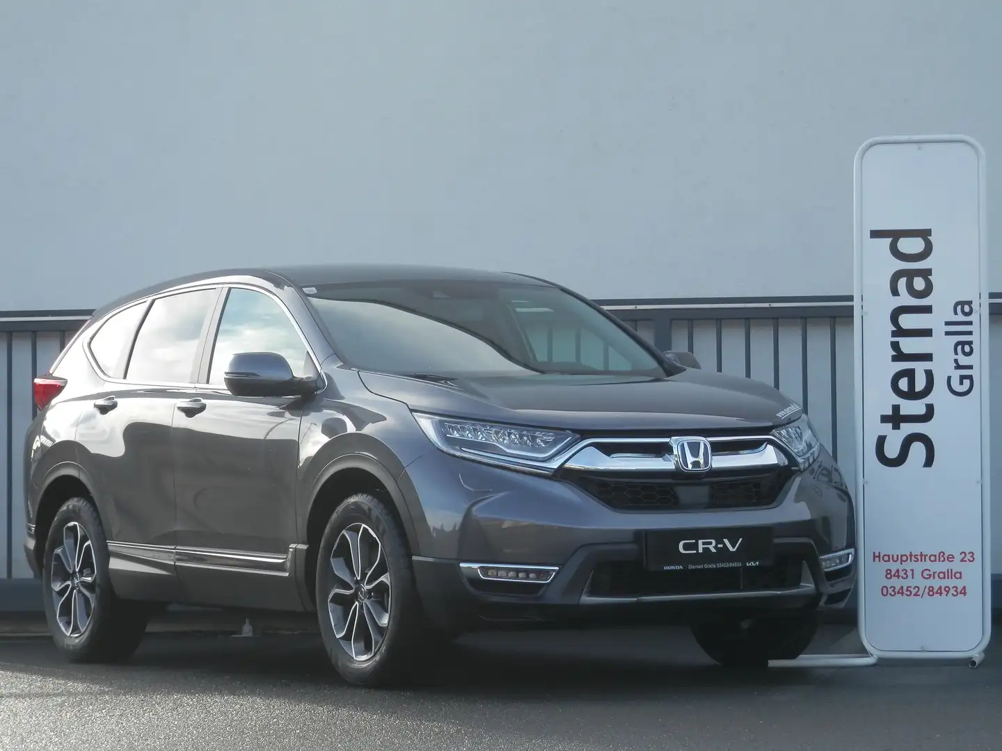 Honda CR-V 2,0 i-MMD Hybrid Elegance AWD Aut. siva - 2