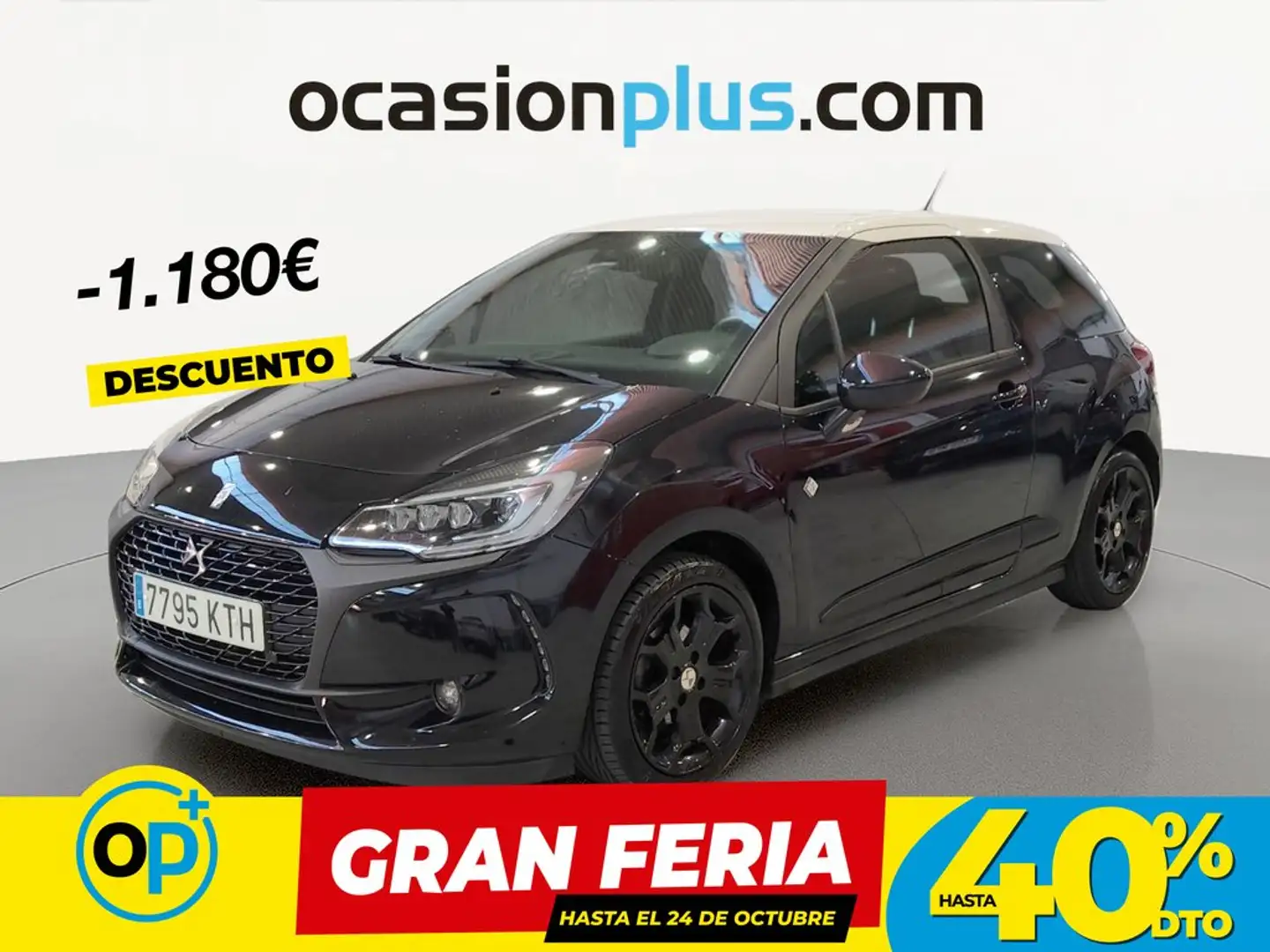 DS Automobiles DS 3 1.2 PureTech S&S Cafe Racer EAT6 110 Negro - 1