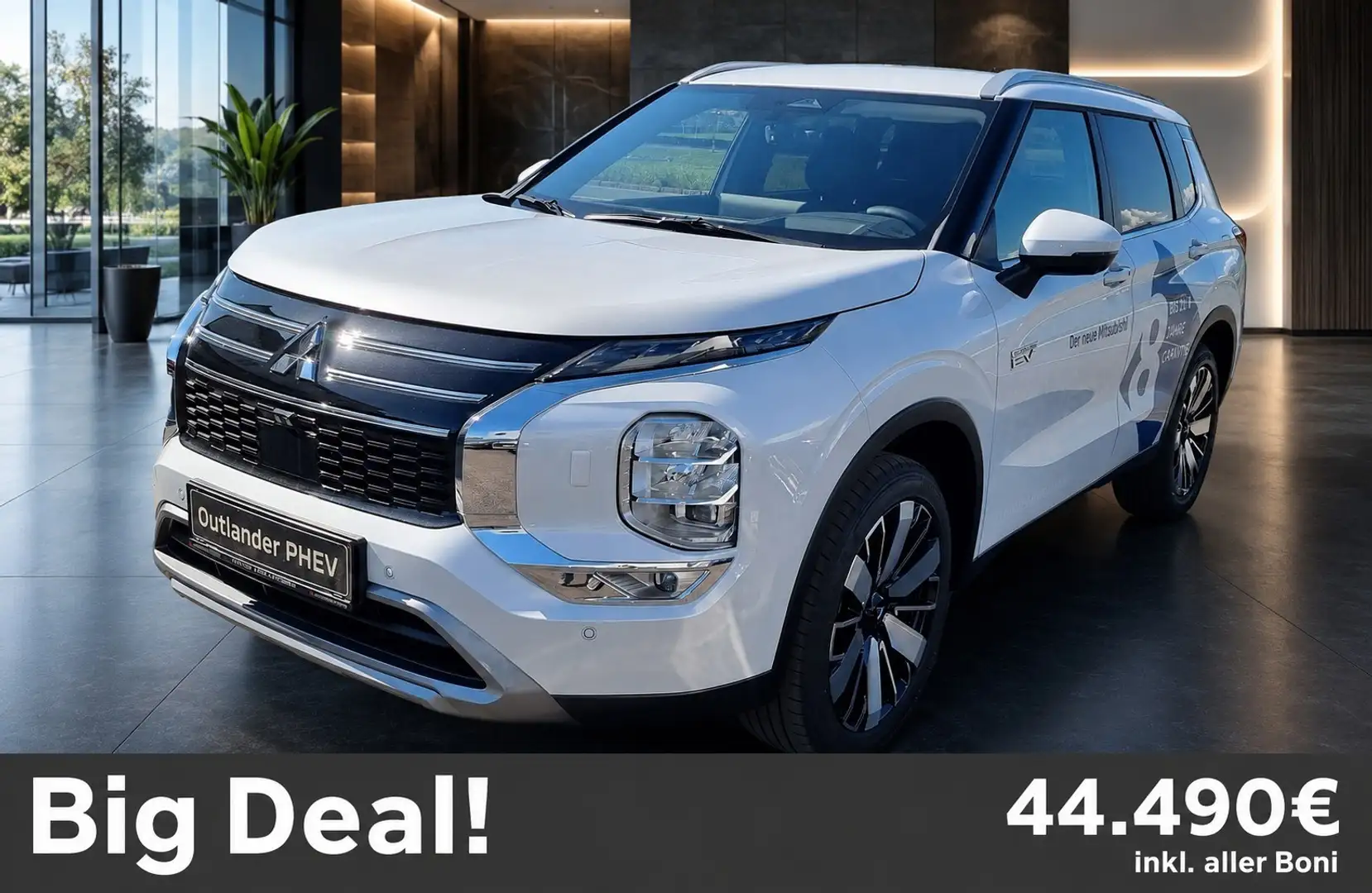 Mitsubishi Outlander 2,4 PHEV S-AWC Intense Weiß - 1