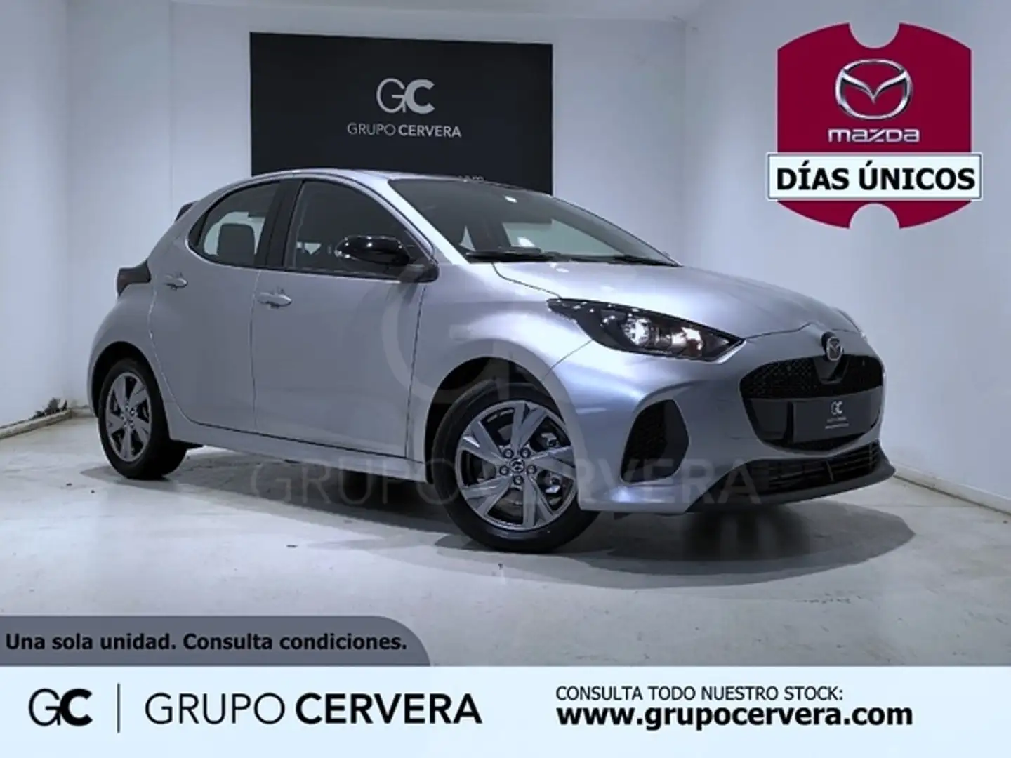 Mazda 2 Hybrid 1.5 Exclusive Line  CVT 85kW Plateado - 1