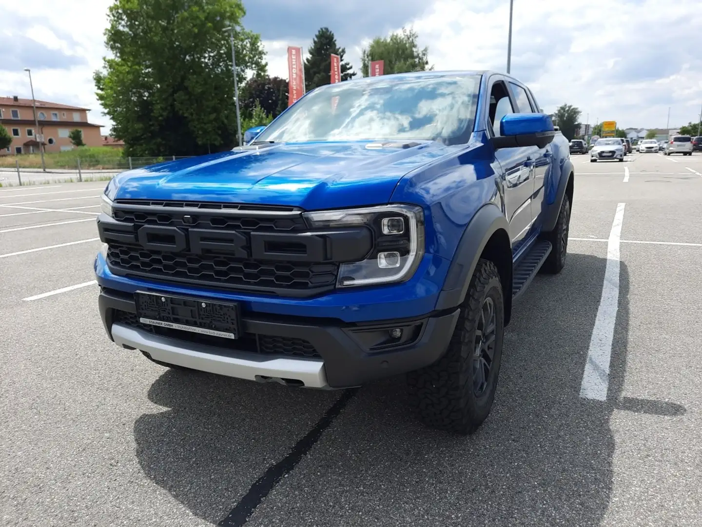 Ford Ranger Raptor 3.0l Doka RFK, AHK, PDC, LED Bleu - 1