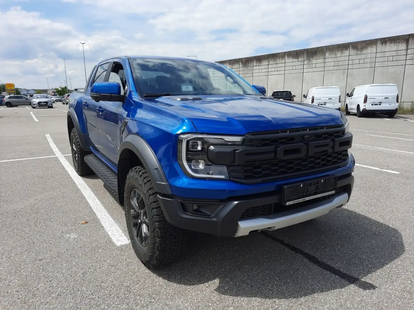 Ford Ranger Raptor 3.0l Doka RFK, AHK, PDC, LED Bleu - 2