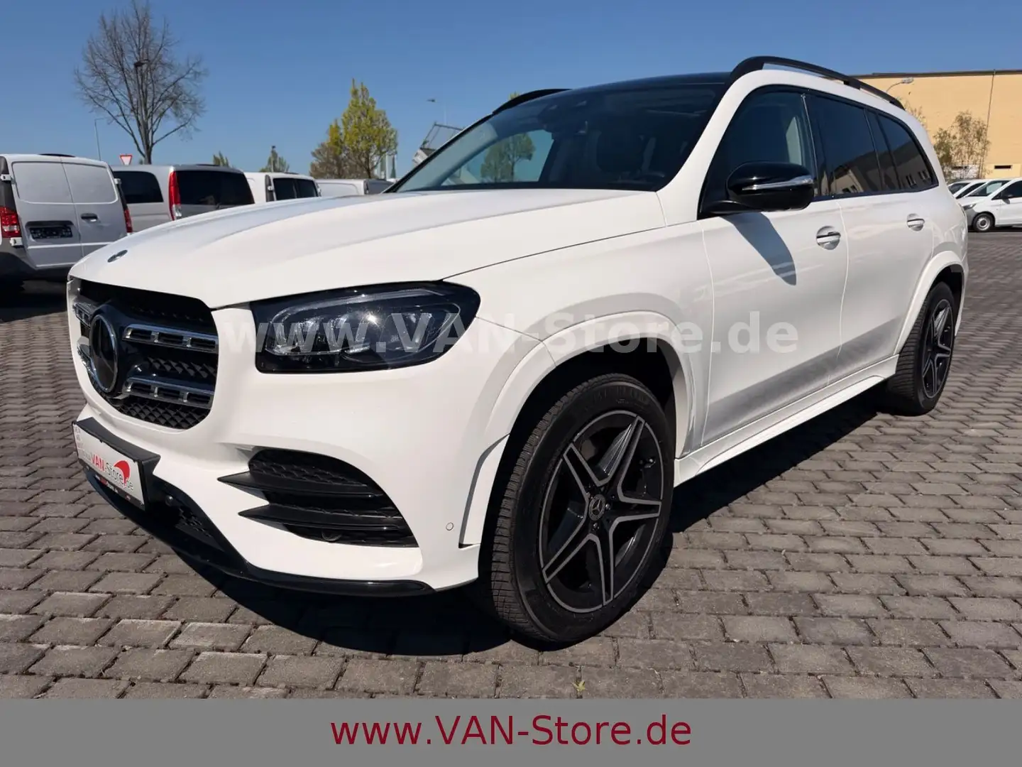 Mercedes-Benz GLS 400 d AMG/BURM 3D/MASSAGE/PANODACH/EINZELSI Weiß - 2