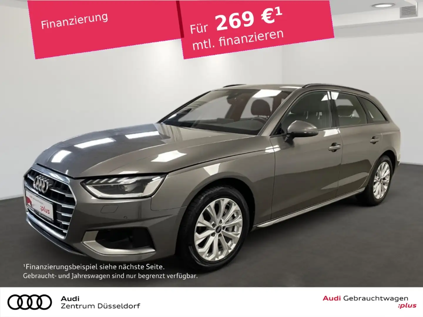 Audi A4 Avant advanced 50 TDI quattro MATRIX MMI ACC Grau - 1