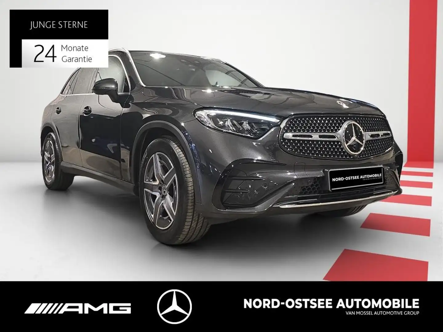 Mercedes-Benz GLC 300 d 4M AMG MBUX SHZ KLIMA KEYLESS-GO Grau - 2