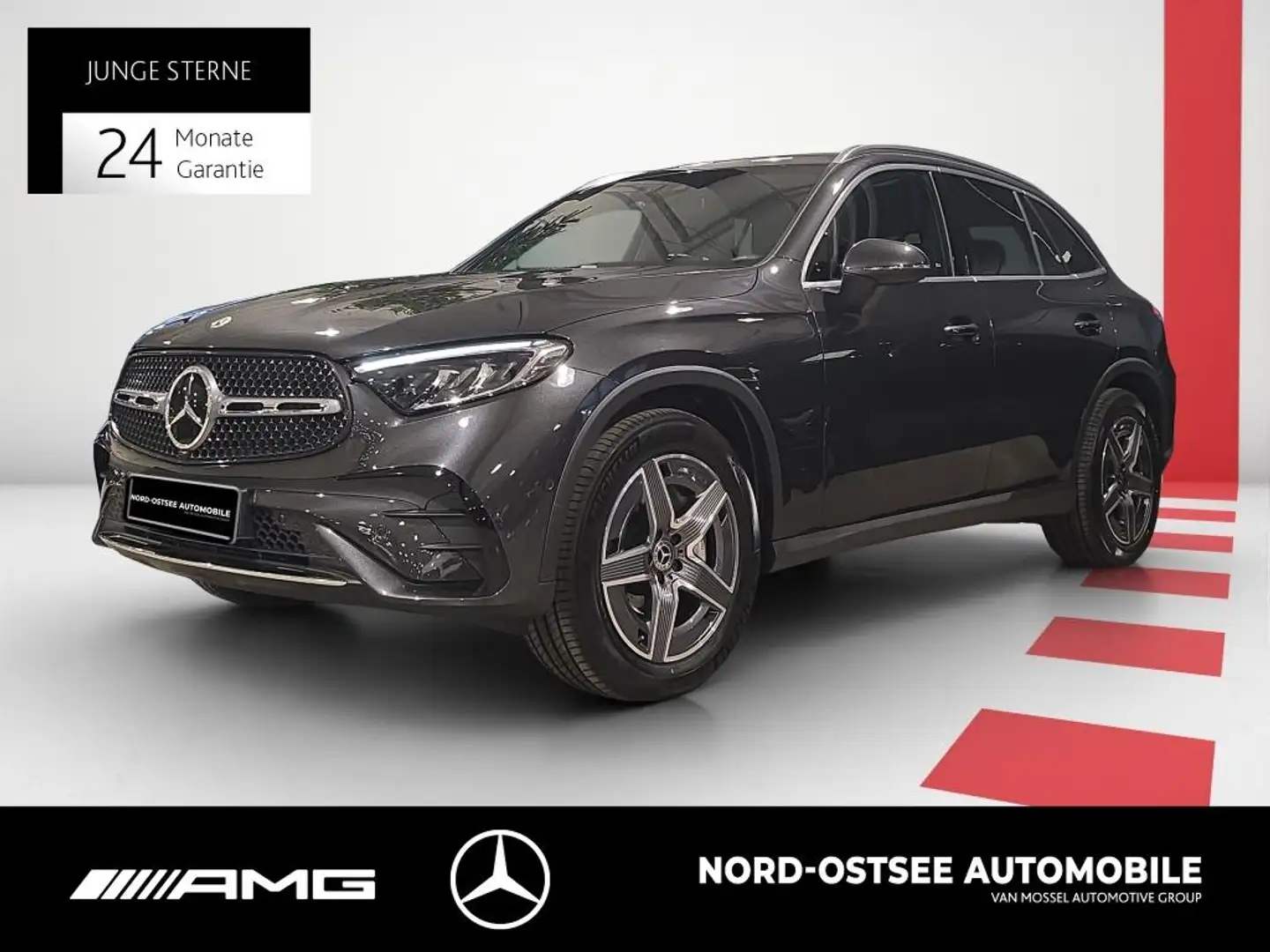 Mercedes-Benz GLC 300 d 4M AMG MBUX SHZ KLIMA KEYLESS-GO Grau - 1
