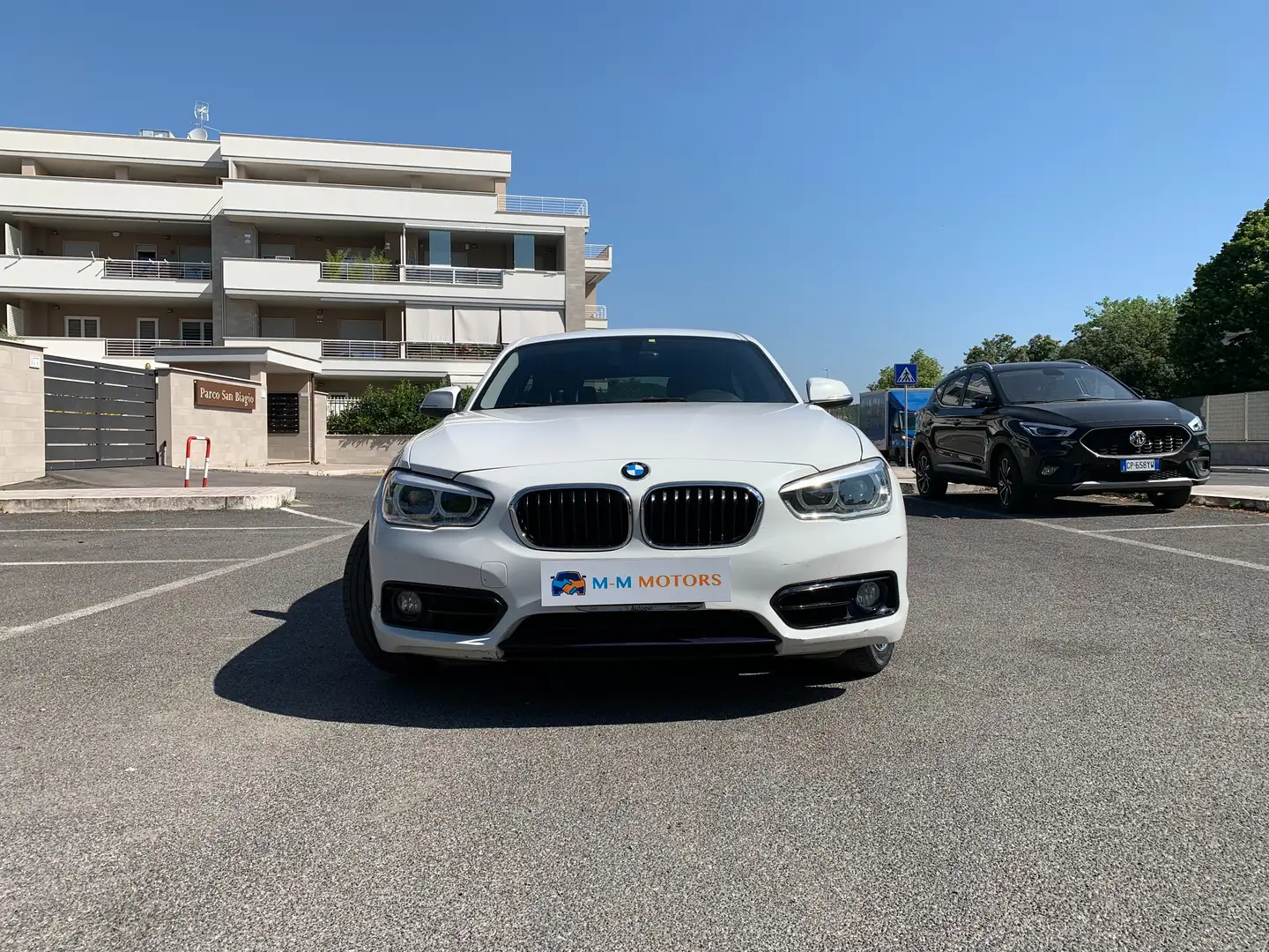 BMW 118 118d Sport 5p Blanc - 2