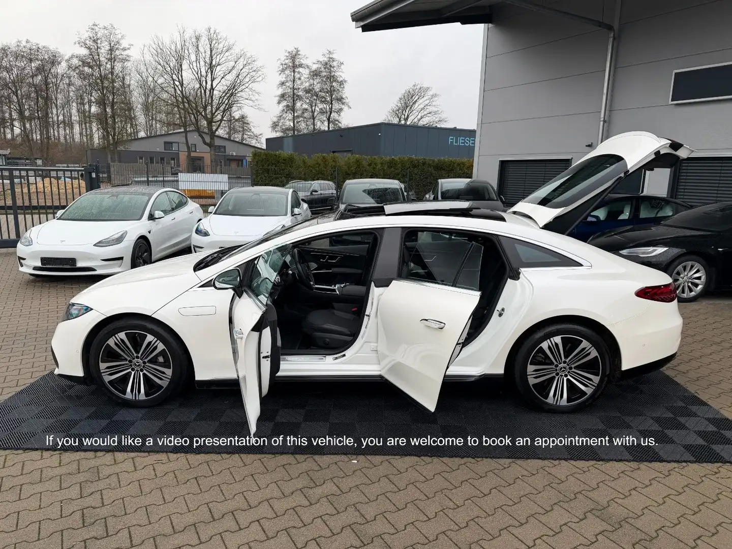 Mercedes-Benz EQS 450+ JUNGE STERNE 2030 BURMESTER 360 Blanc - 2