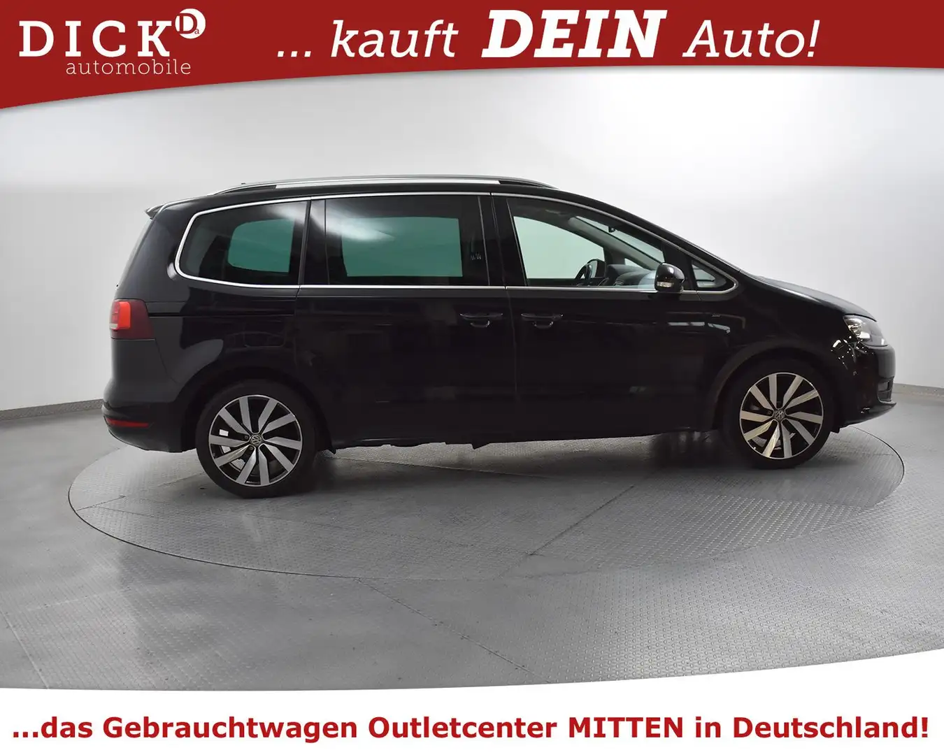 Volkswagen Sharan 2.0d Join 7SIT+EL TÜR+PANO+STDHZ+AHK+VOLL Чорний - 2