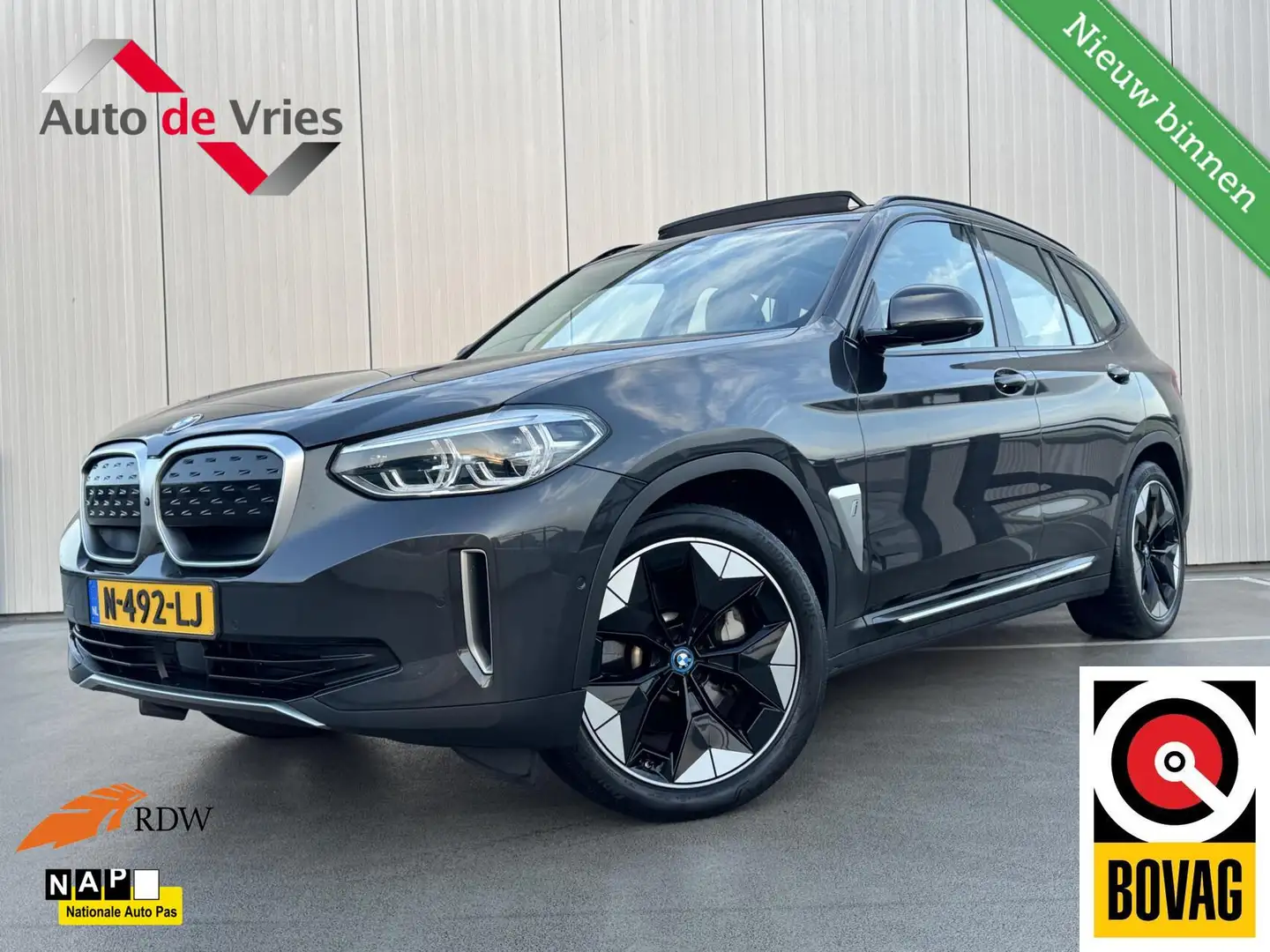 BMW iX3 High Executive 80 kWh|NL-Auto|Panoramadak|LED Gris - 1