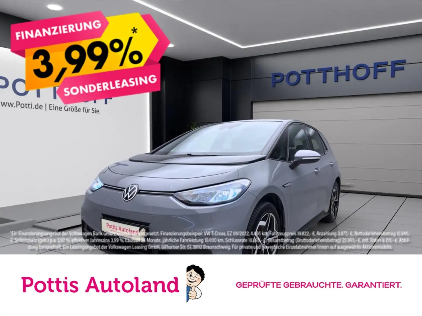 Volkswagen ID.3 PURE PERFORMANCE NAVI LED PDC GRA Grau - 1