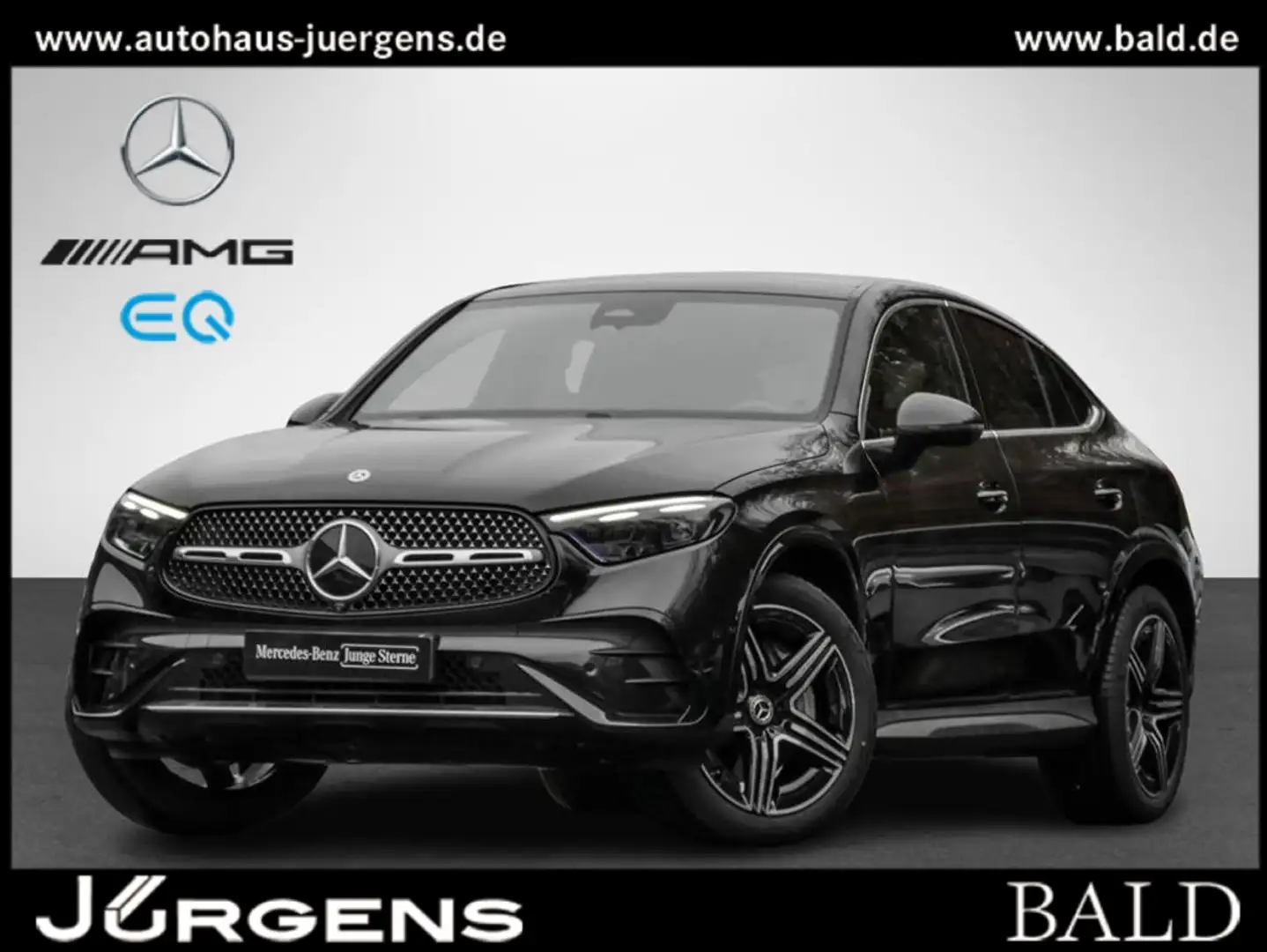 Mercedes-Benz GLC 300 d 4MATIC Coupé AMG-Sport+Pano+Digital Schwarz - 2
