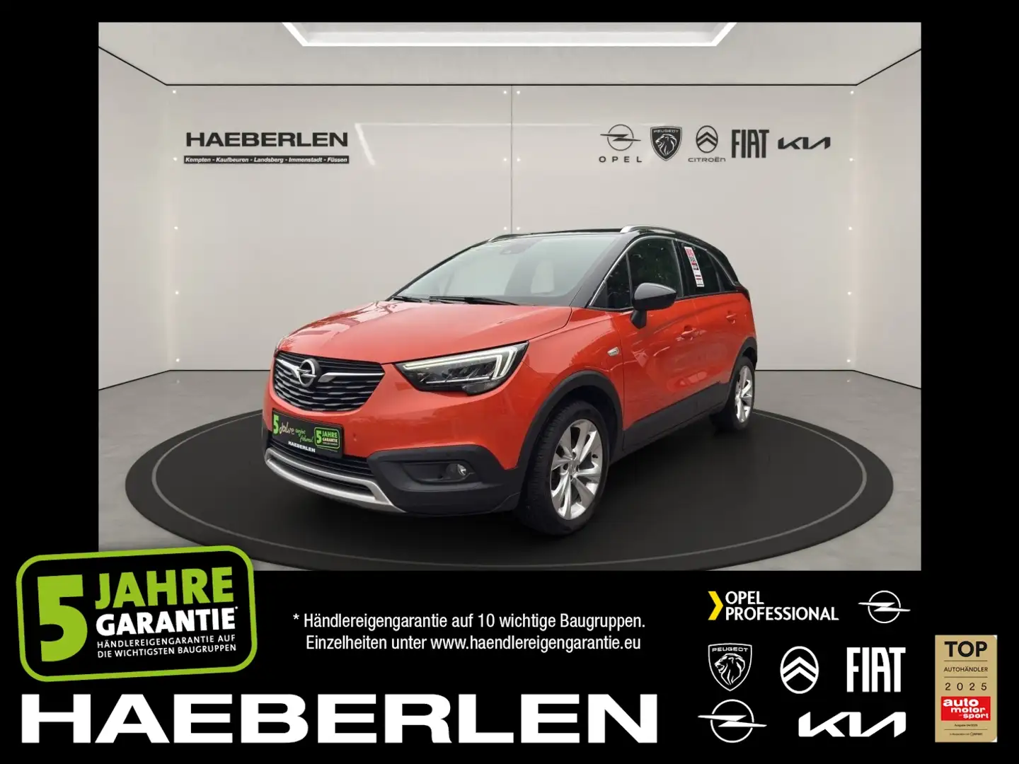 Opel Crossland 1.2 INNOVATION *Sitz-Lkrd-WSSheiz AHK* Orange - 1