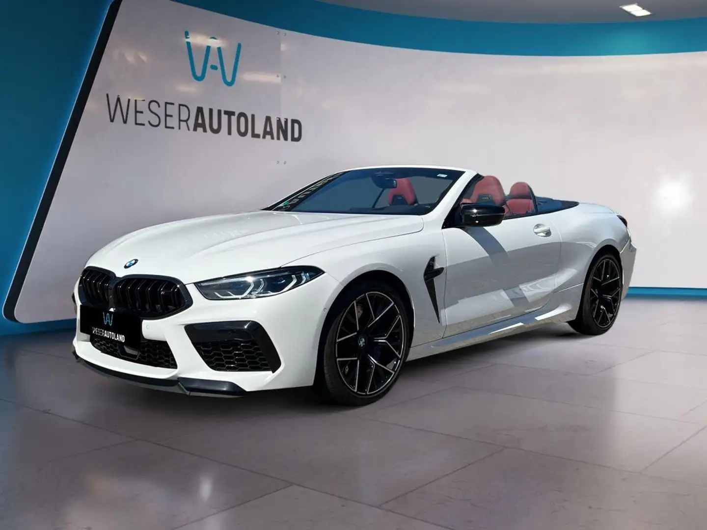 BMW M8 Competition Cabrio ACC LASER 360 H/K MEM SOFT Blanc - 1