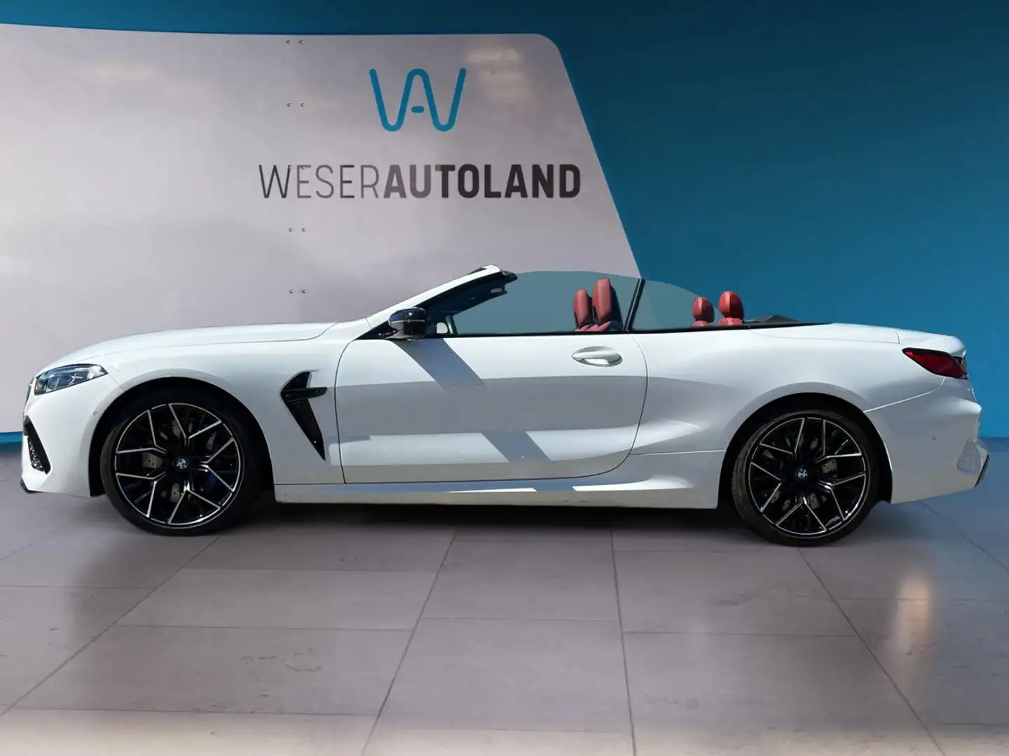 BMW M8 Competition Cabrio ACC LASER 360 H/K MEM SOFT Blanc - 2