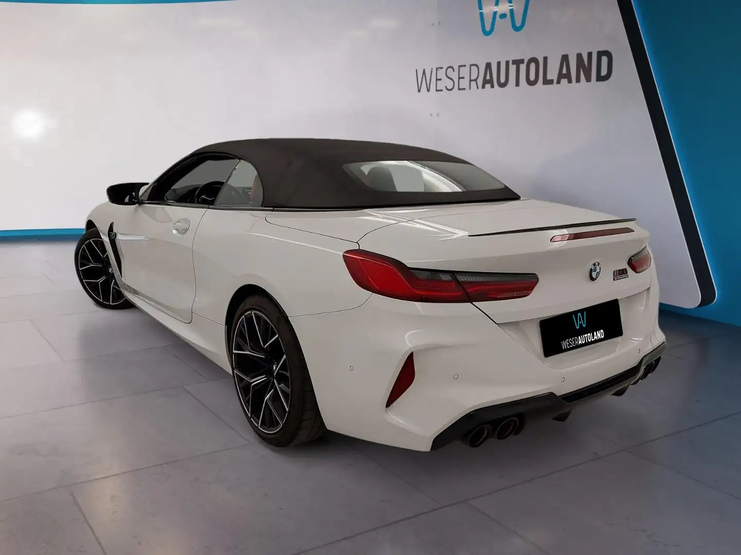BMW M8 Competition Cabrio Sportautomati ACC LASER TV Bílá - 2