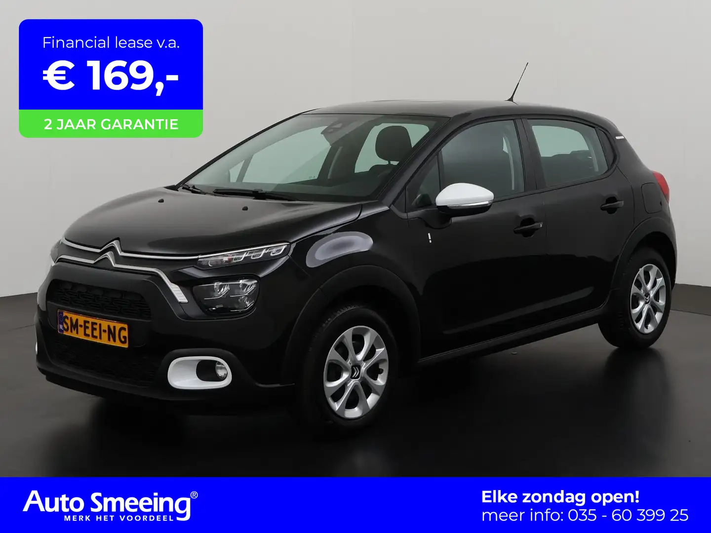 Citroen C3 1.2 PureTech You | Stoelverwarming | Zondag Open! Zwart - 1