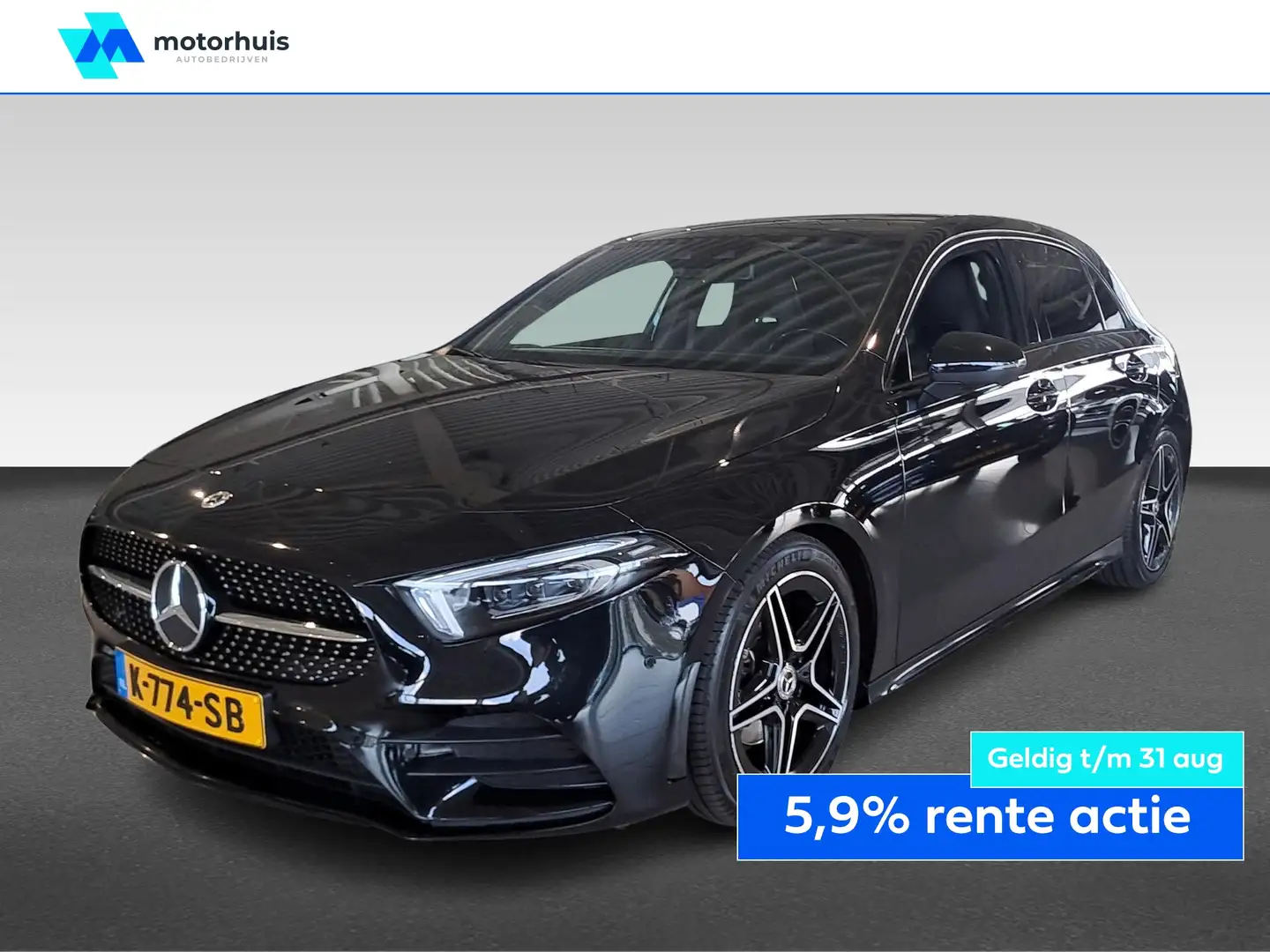 Mercedes-Benz A 180 A 136pk 7G-DCT Business Solution AMG Zwart - 1
