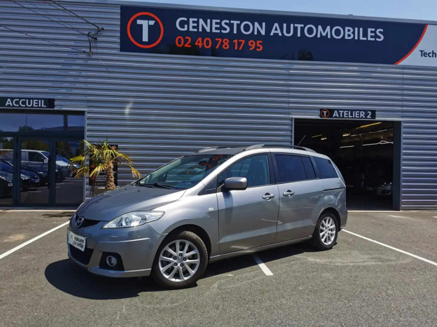 Mazda 5 2.0 MZR-CD110 ELEGANCE 7PL Gris - 1