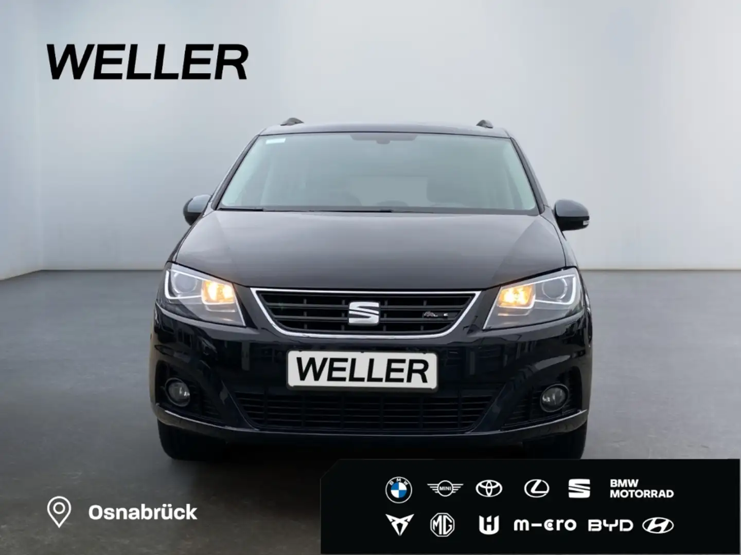 SEAT Alhambra 2.0 TDI 4Dr FR-Line *7-Si*CAM*Navi*PDC* Schwarz - 2