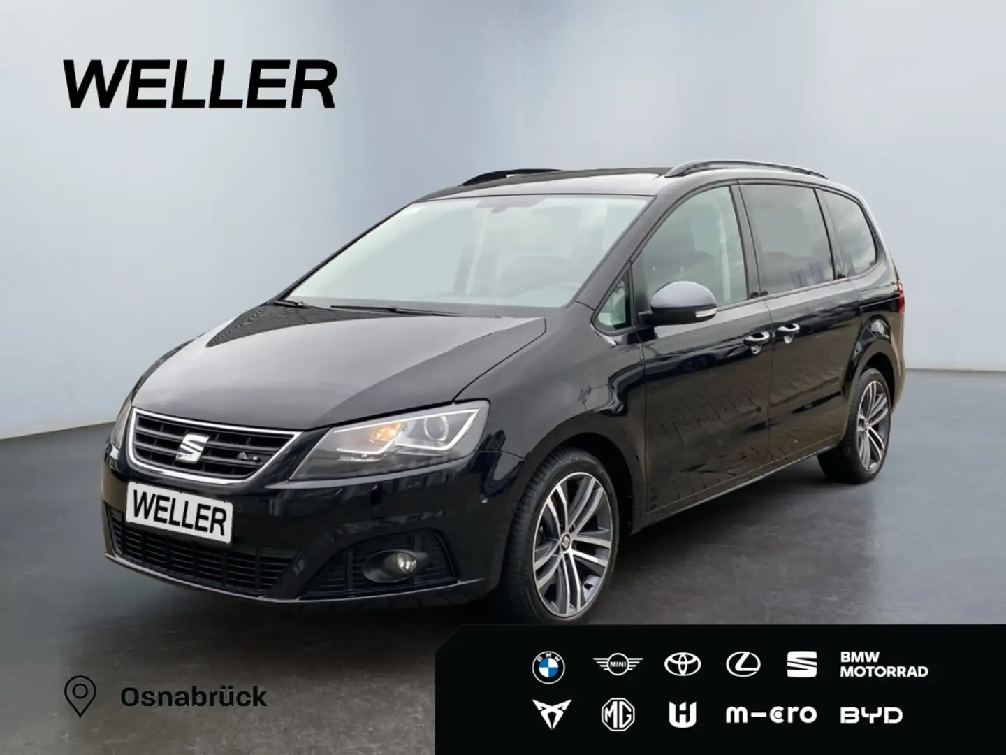 SEAT Alhambra 2.0 TDI 4Dr FR-Line *7-Si*CAM*Navi*PDC* Schwarz - 1