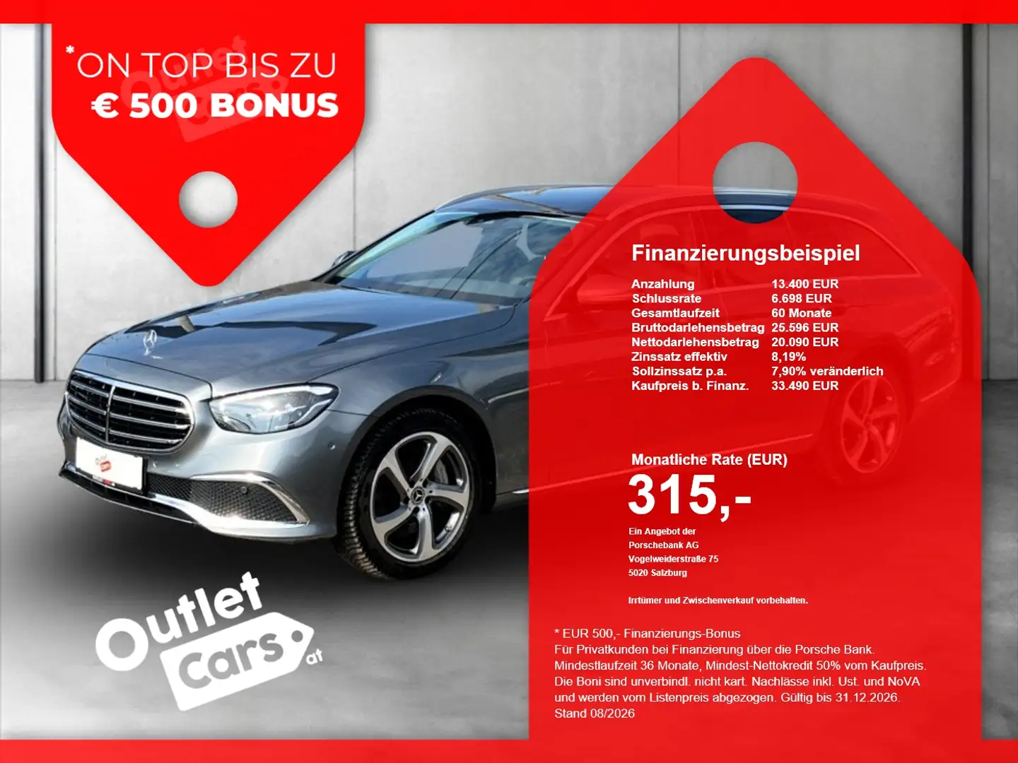 Mercedes-Benz E 300 de 4Matic Exclusive LED+Luft+NAVI+RFK+PDC Grau - 1