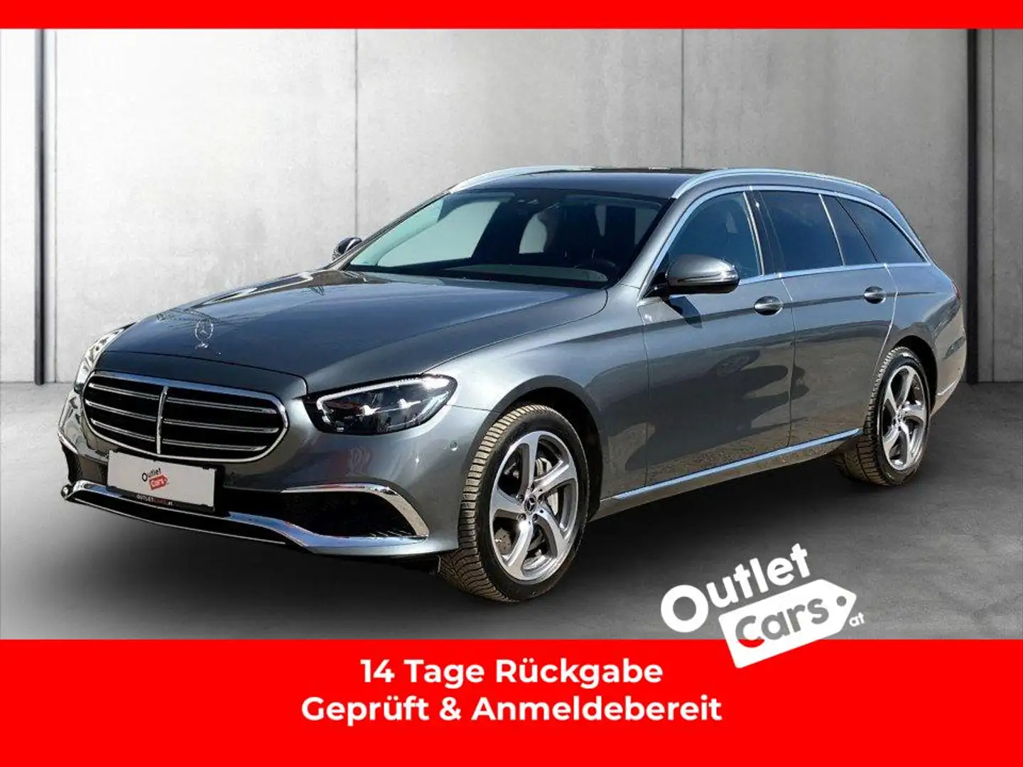 Mercedes-Benz E 300 de 4Matic Exclusive LED+Luft+NAVI+RFK+PDC Grau - 1
