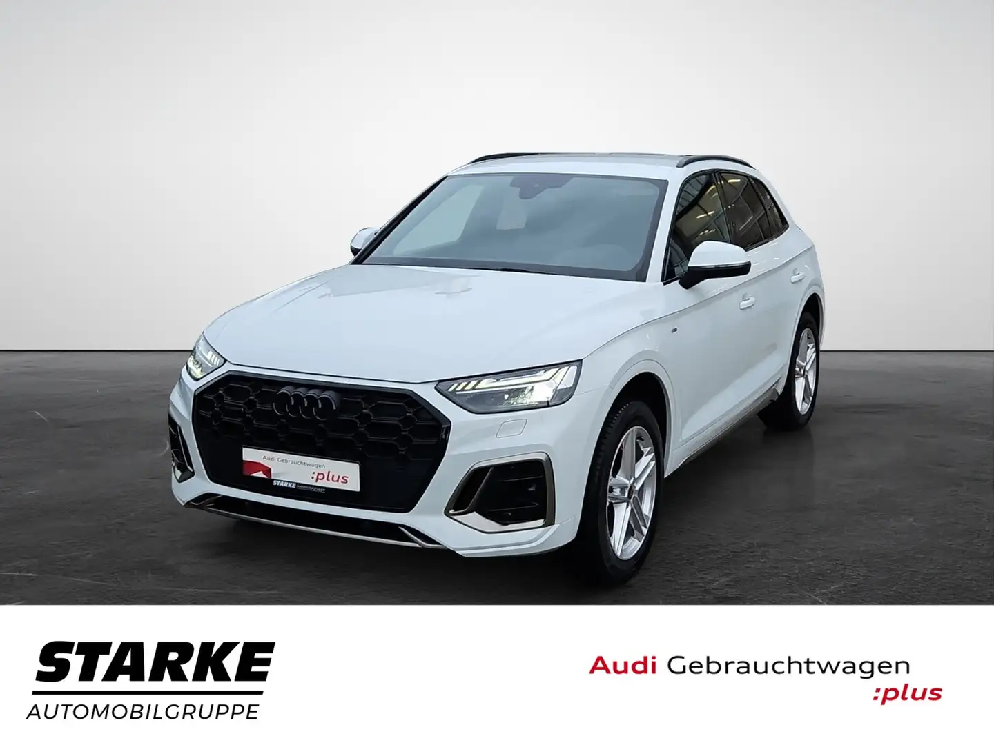 Audi Q5 40 TDI S tronic quattro S line LED AHK Memory 1... Weiß - 2
