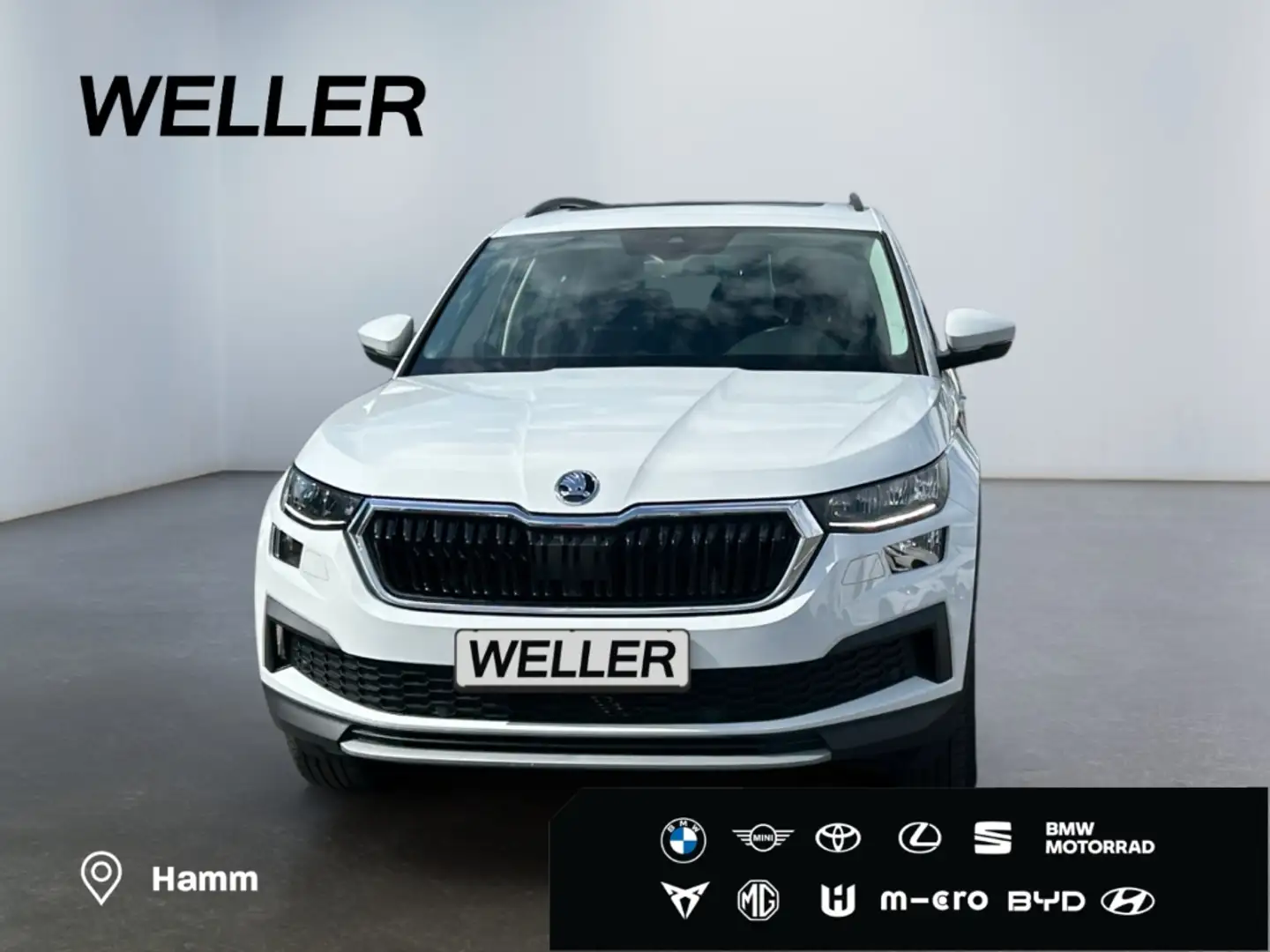 Skoda Kodiaq 2.0 TDI DSG Ambition *7-Si*Pano*ACC*RCam* Weiß - 2