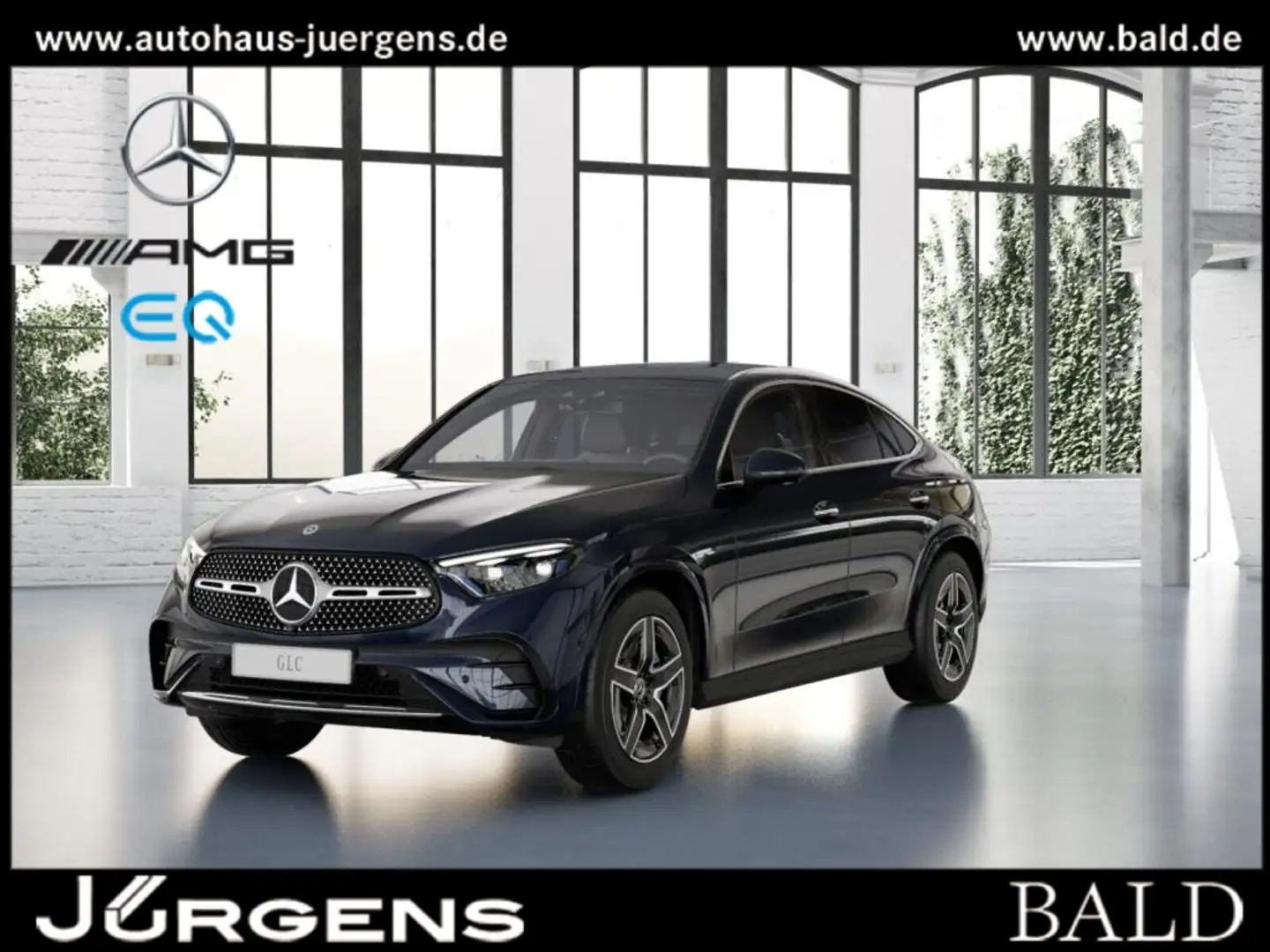 Mercedes-Benz GLC 300 e 4M Coupé AMG-Sport/Pano/Burm/Sitzklima Blau - 1