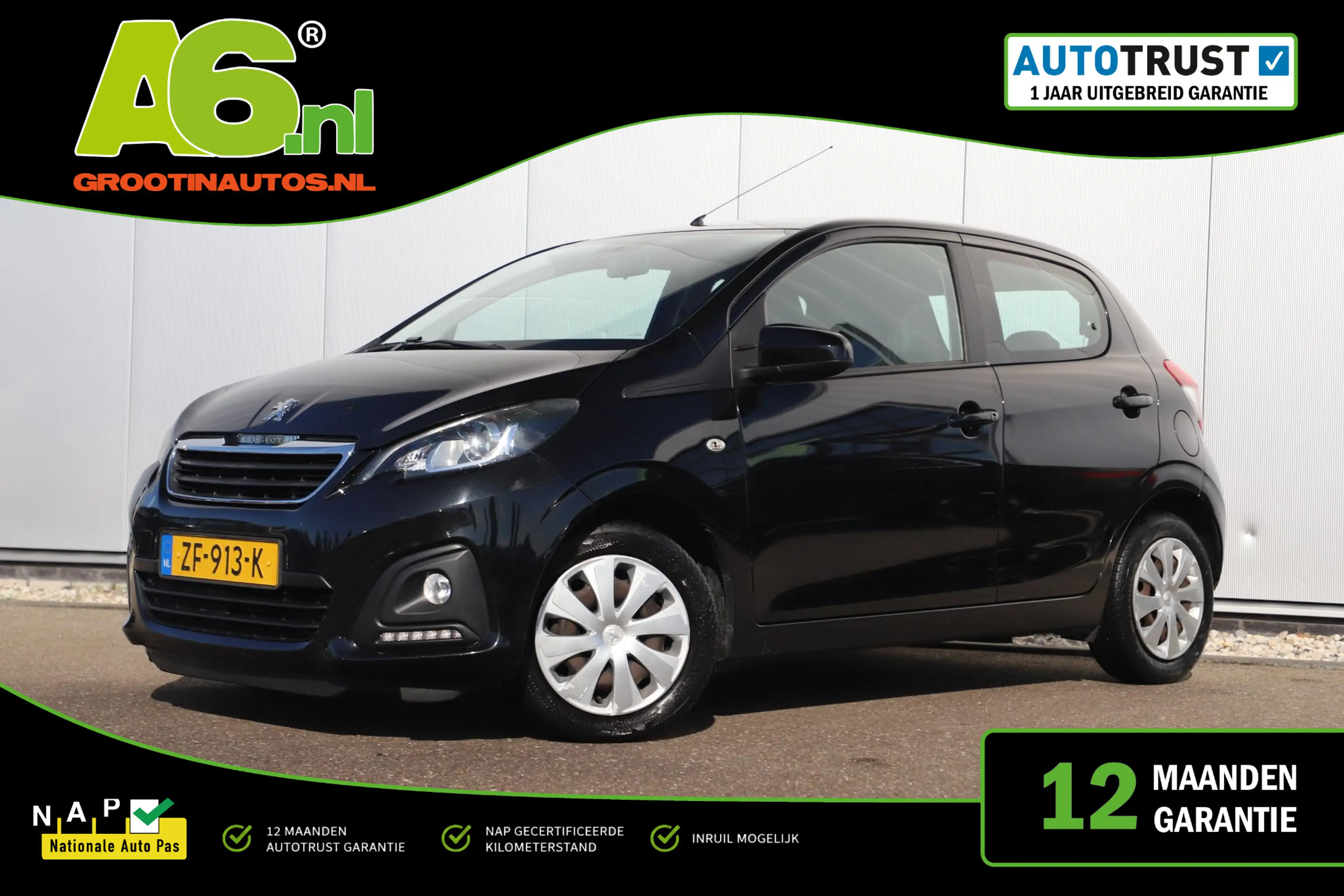 Peugeot 108 1.0 e-VTi Active Automaat Radio Bluetooth Airco LE